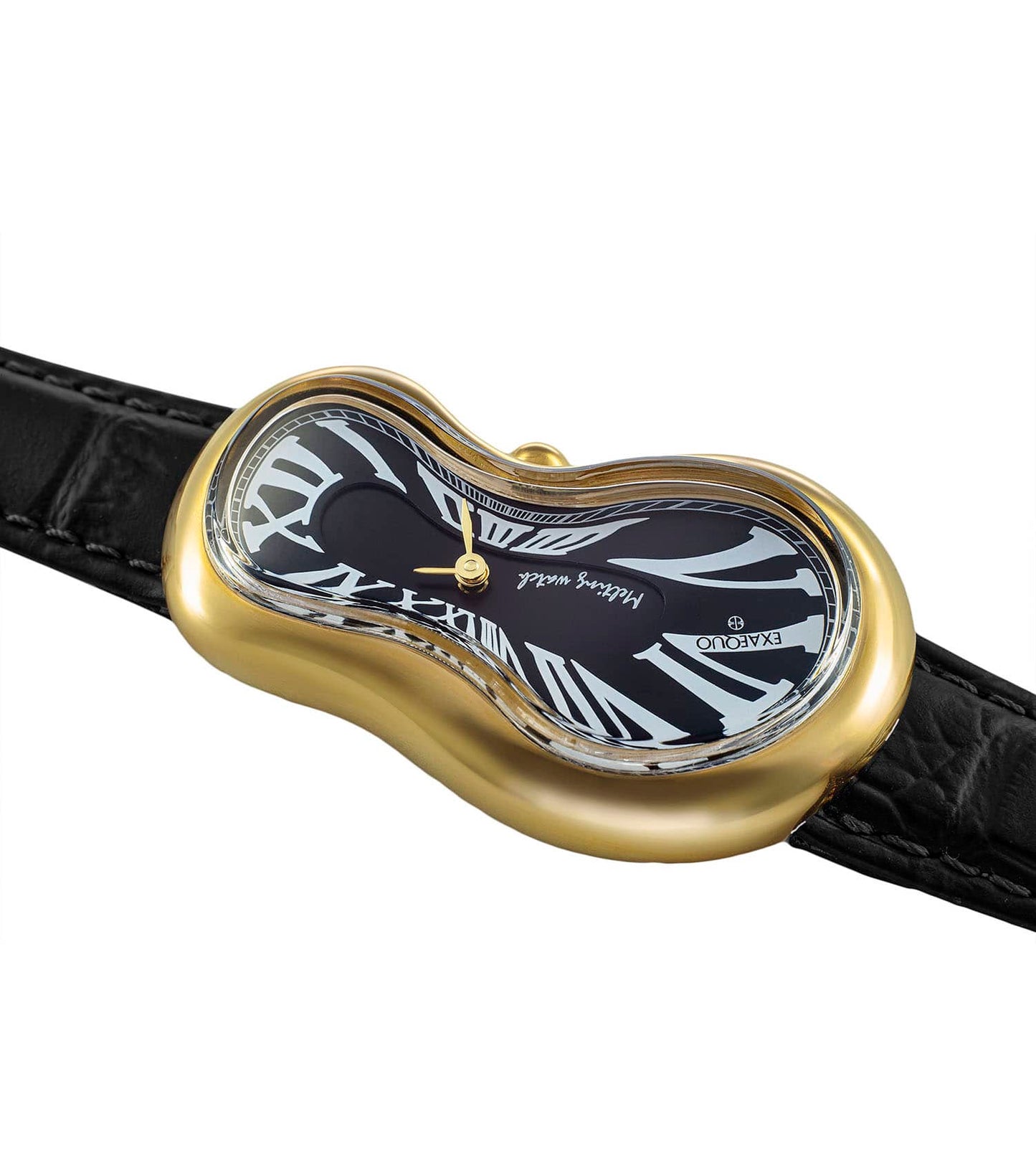 Unisex Classic Melting Watch Ronda 751-1 Watch 47x28mm