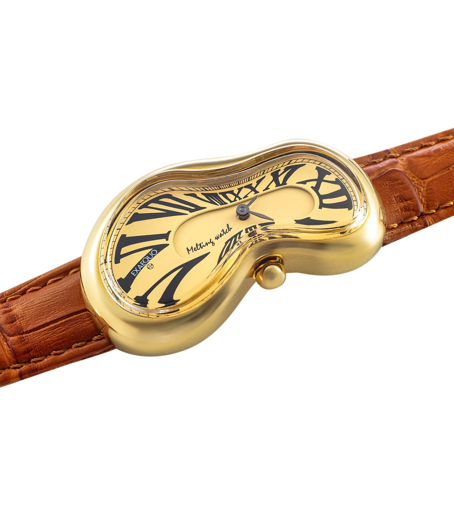 Unisex Classic Melting Watch Ronda 751-1 Watch 47x28mm