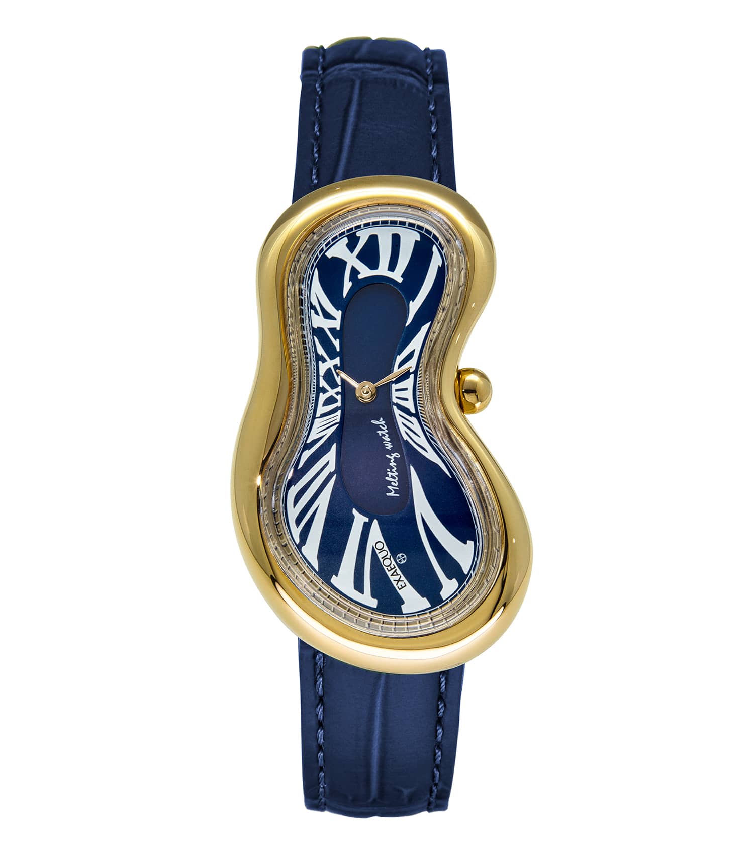 Unisex Classic Melting Watch Ronda 751-1 Watch 47x28mm