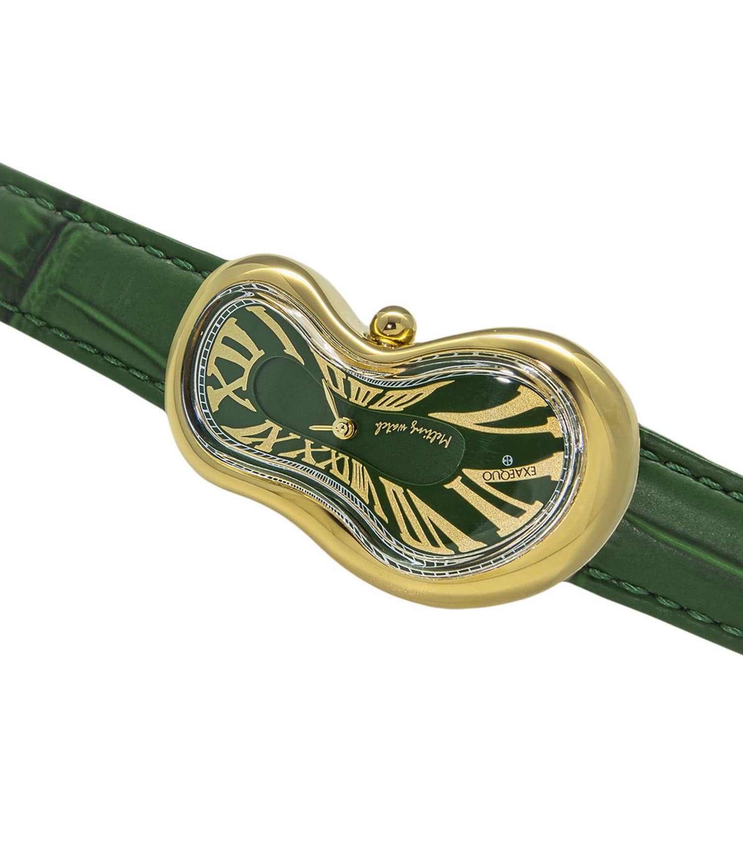 Unisex Classic Melting Watch Ronda 751-1 Watch 47x28mm