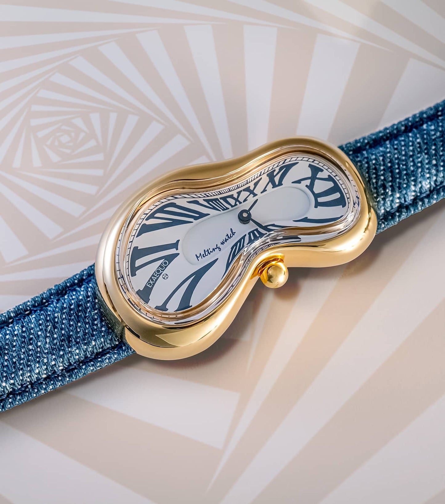 Unisex Classic Melting Watch Ronda 751-1  47x28MM