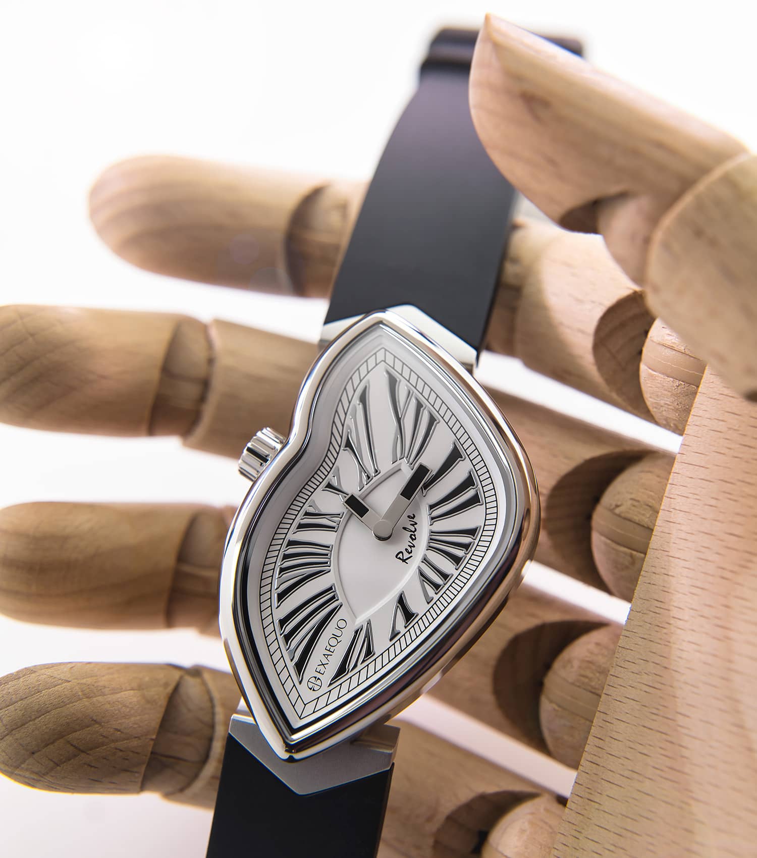 Unisex Revolve Melting Watch Ronda 751-1  51.2x33MM