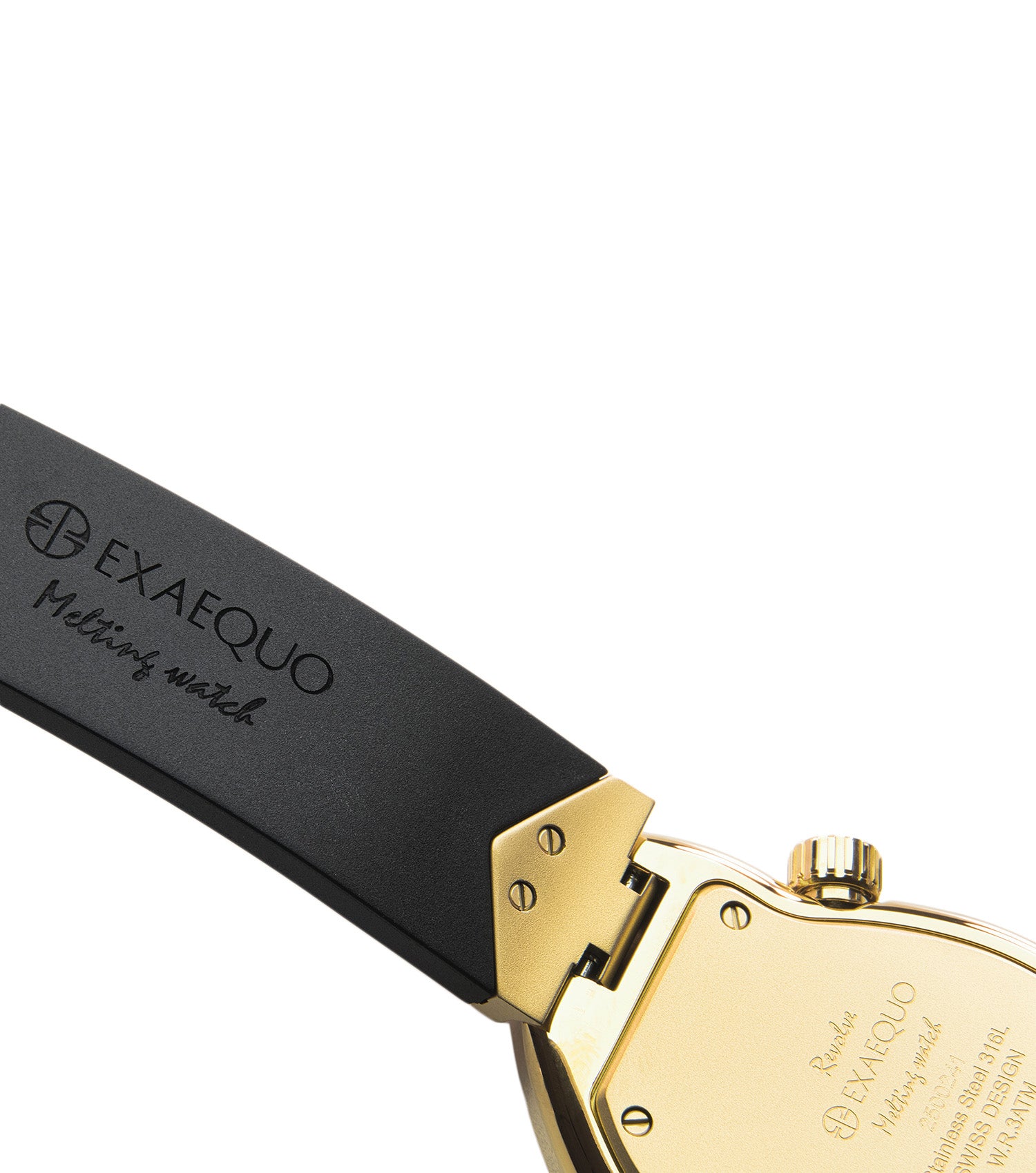 Unisex Revolve Melting Watch Ronda 751-1  51.2x33MM