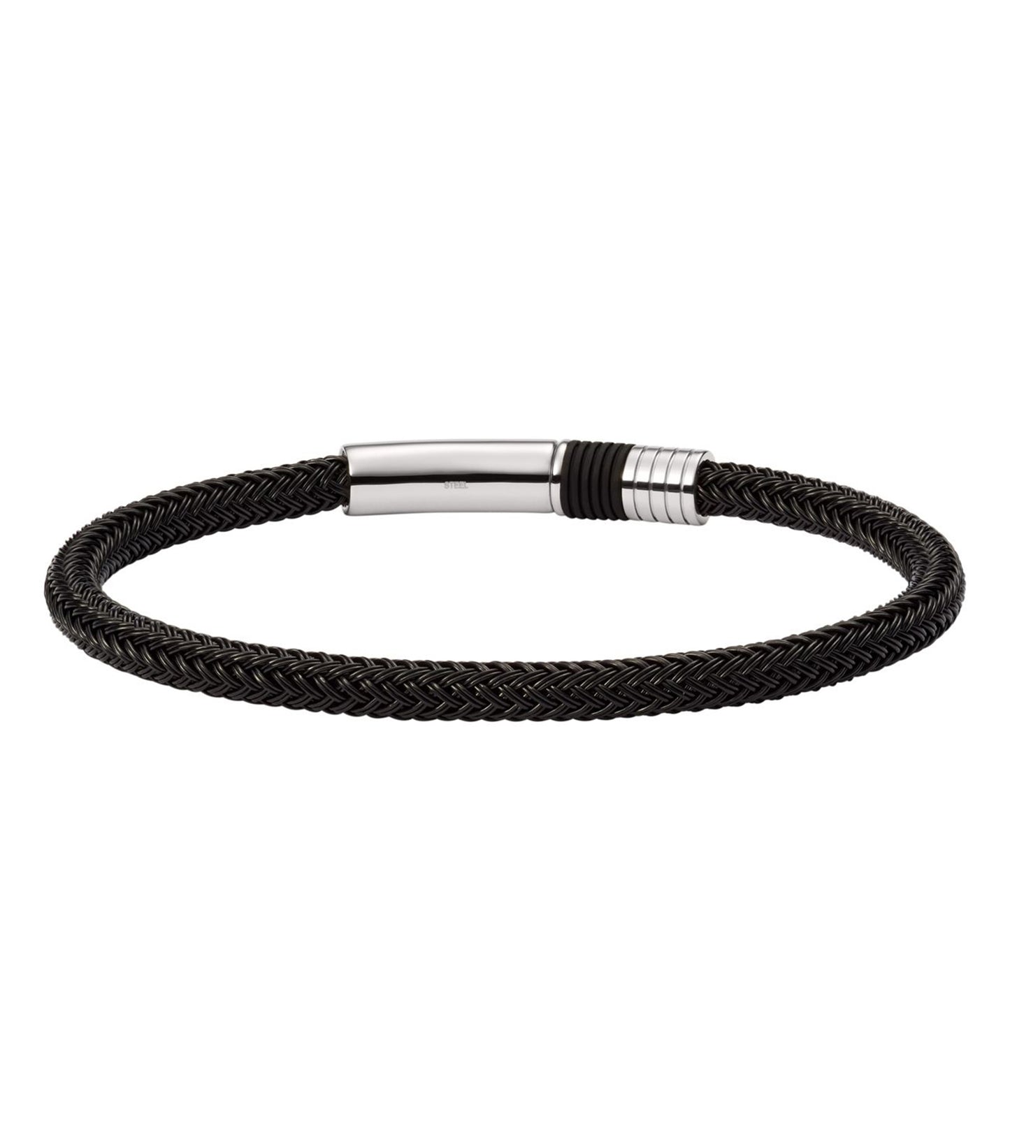 Men Key Basic Bracelet Silver/Silver Steel