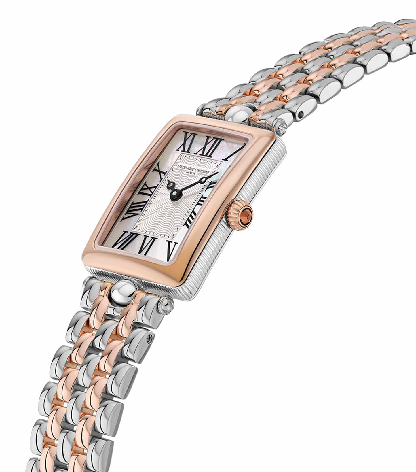 Art Deco Silver Analog Watch Women