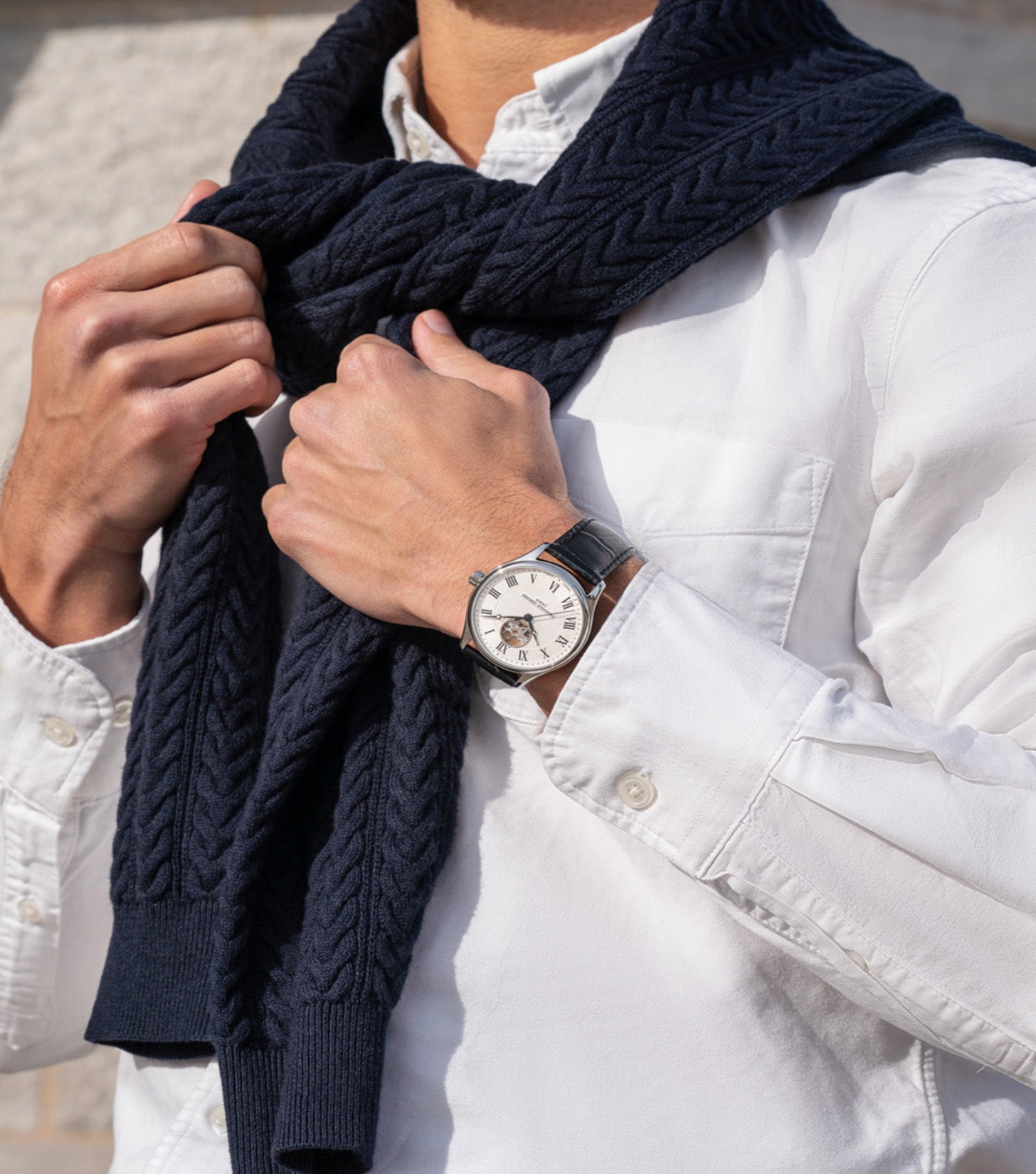 Classics Silver Automatic Watch Men