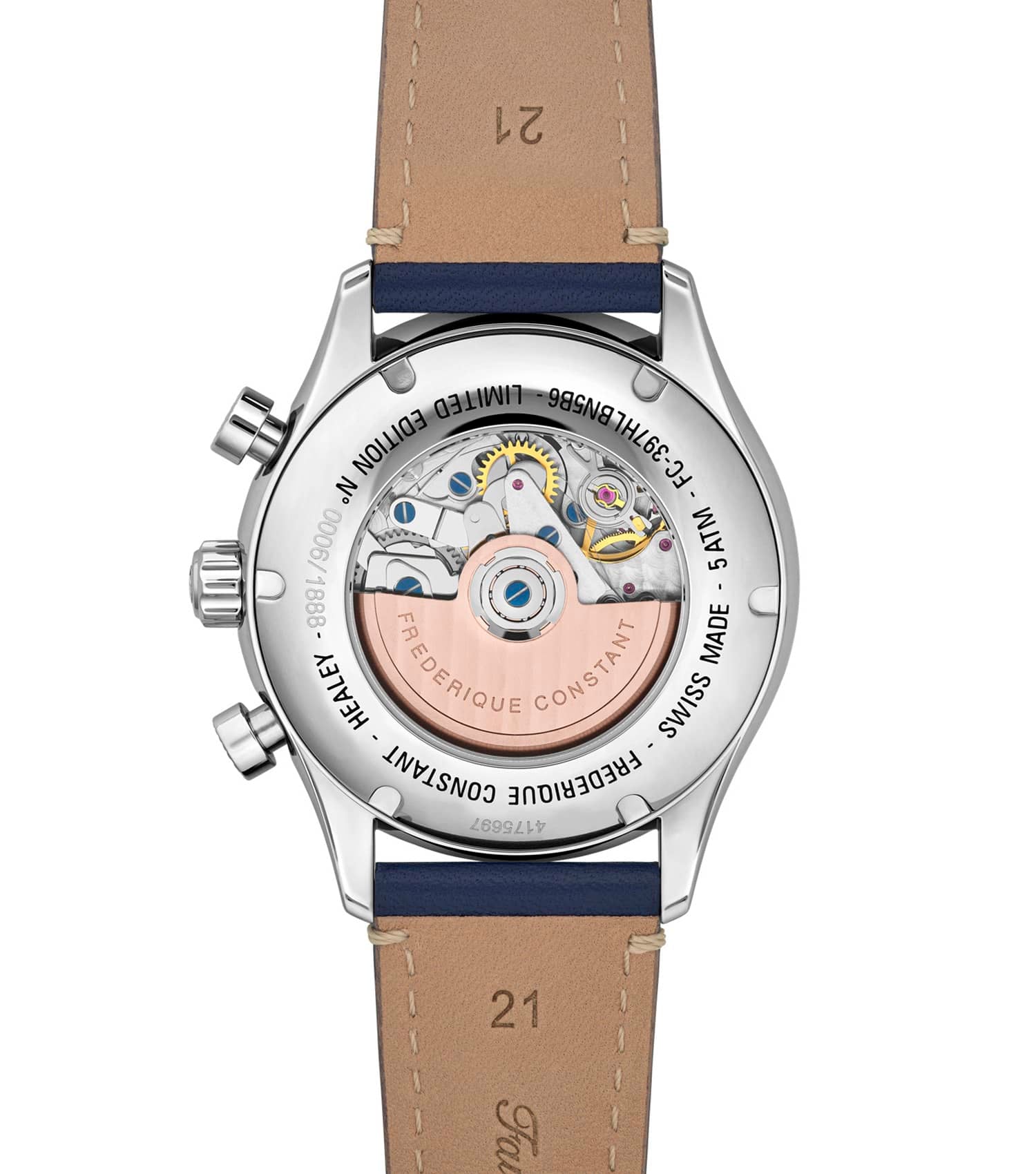 Vintage Rally Healey Blue  Automatic Watch Men