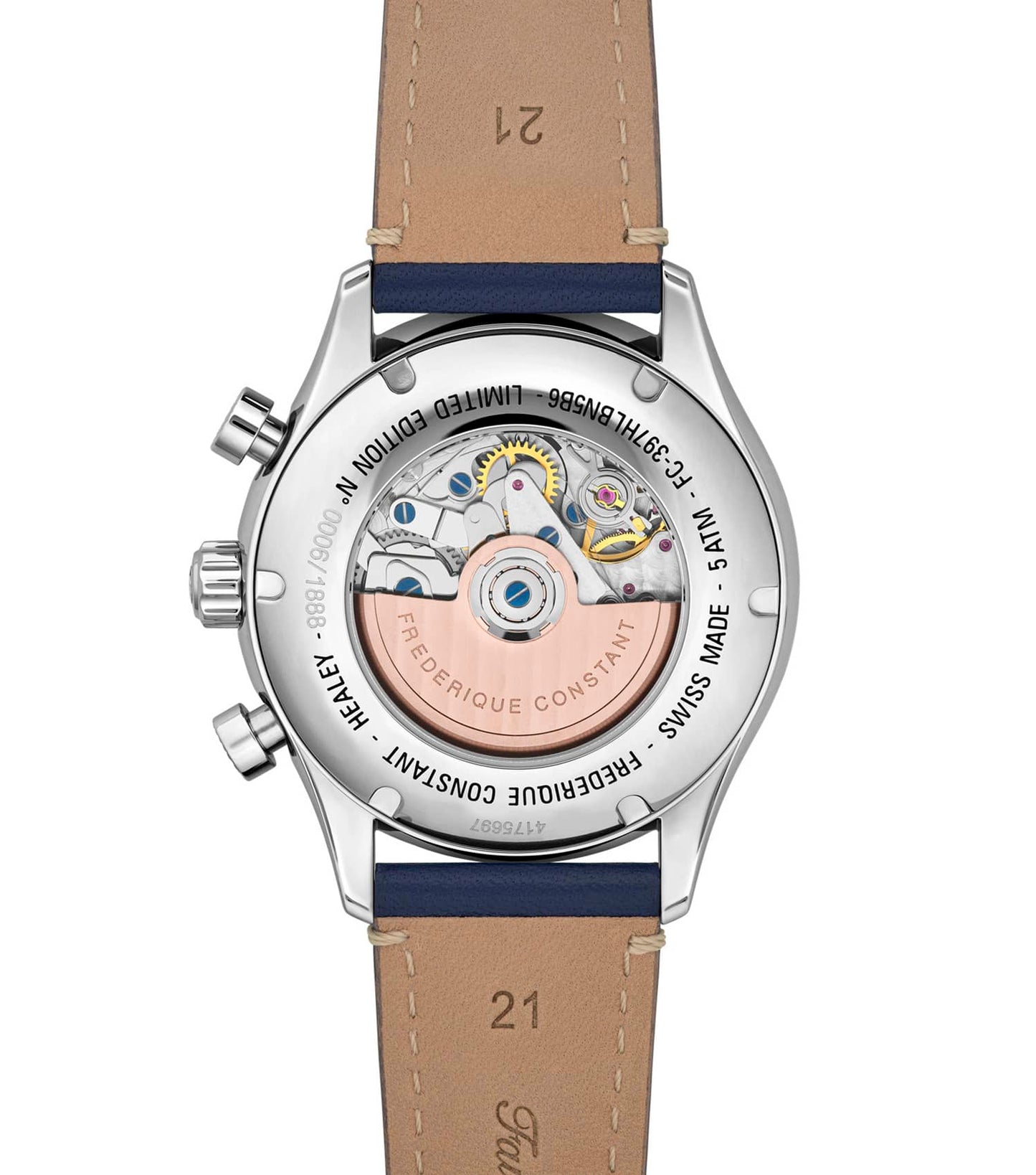 Vintage Rally Healey Blue  Automatic Watch Men