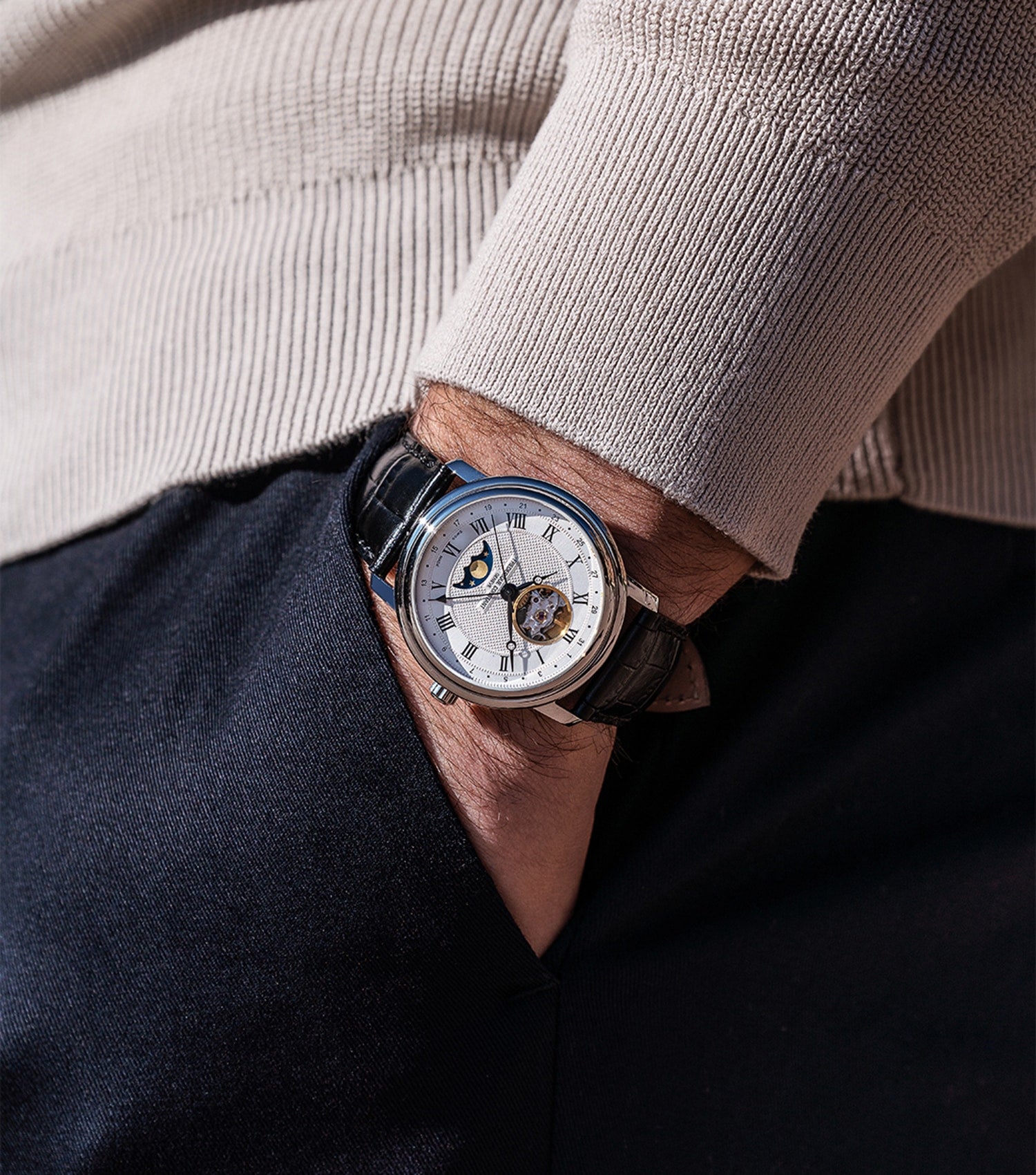 Classics Silver  Automatic Watch Men