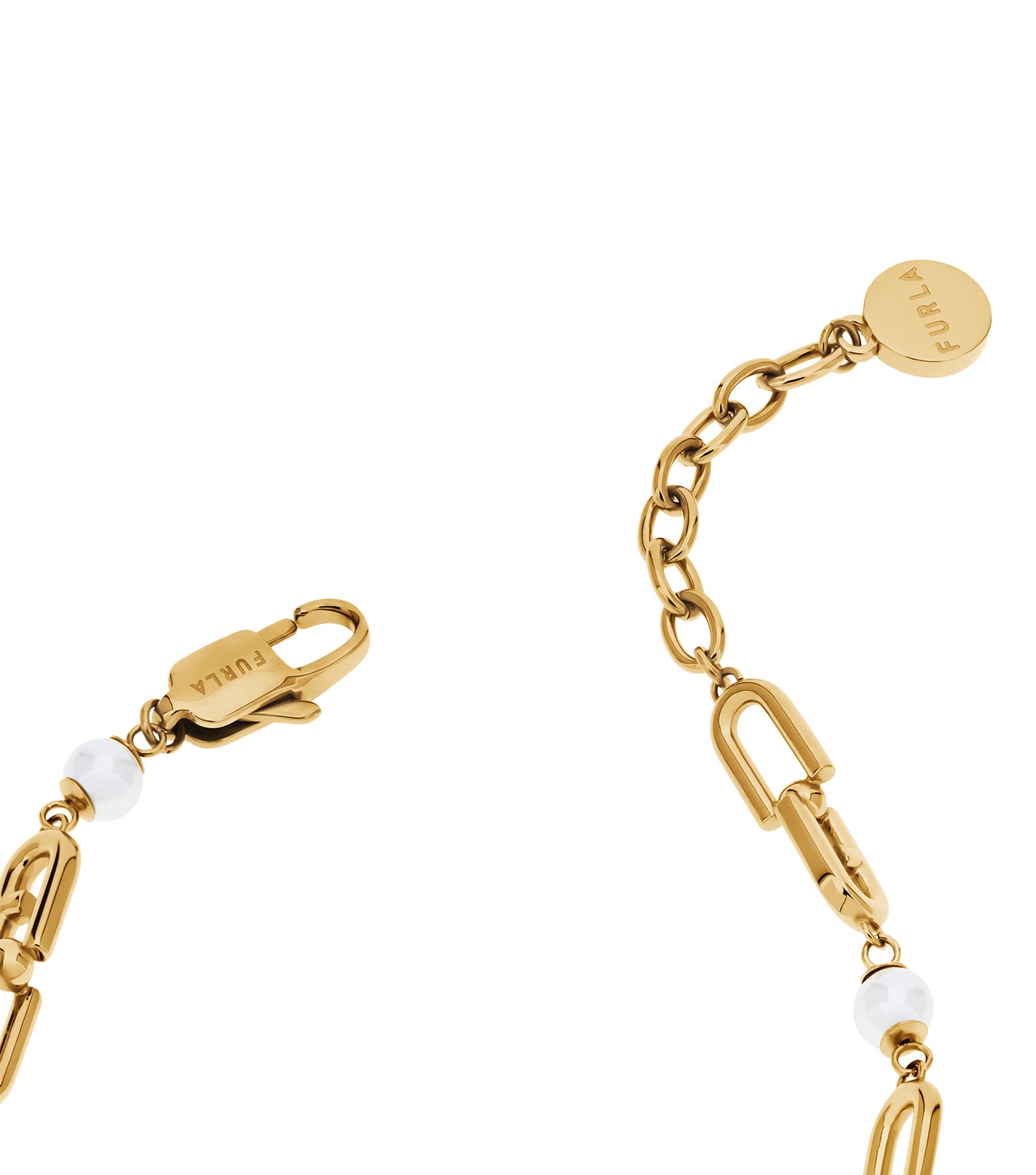 Women CHAINED LOGO Bracelet Gold