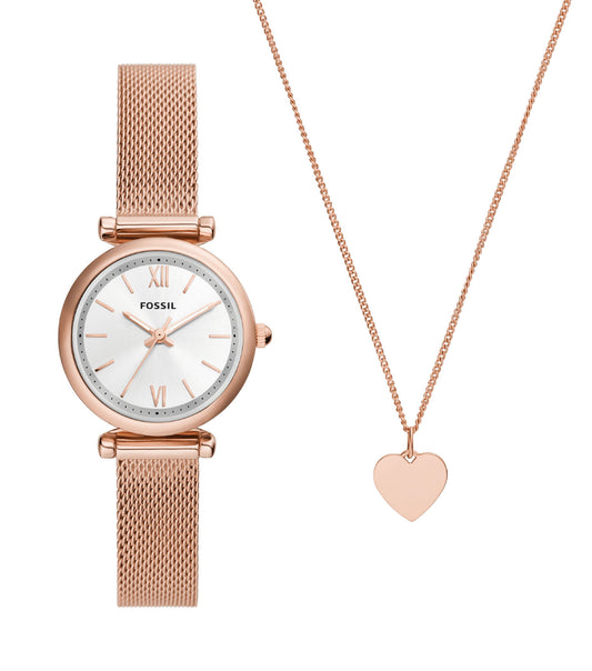 ROSE GOLD STAINLESS STEEL WOMENS WATCH