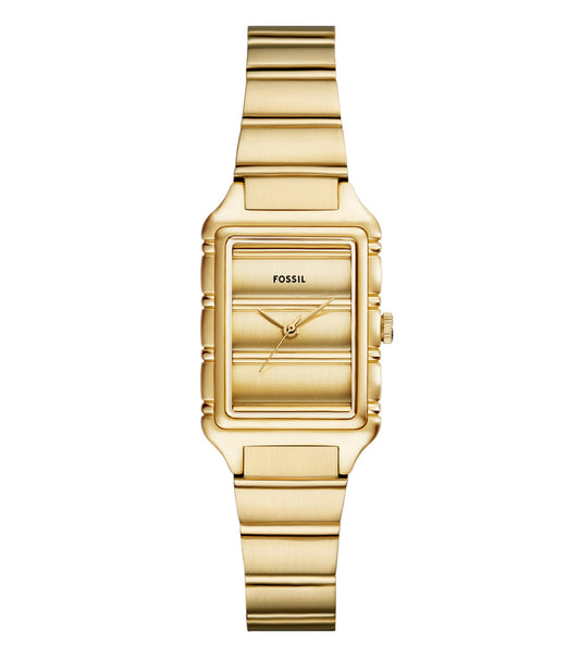 Fossil Watch ES5389 in None color, captured from a front angle showcasing its elegant design and modern simplicity, ideal for watch enthusiasts.