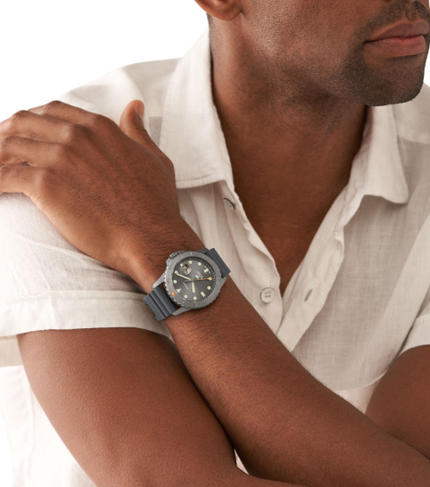 Men Blue Quartz Watch 42mm