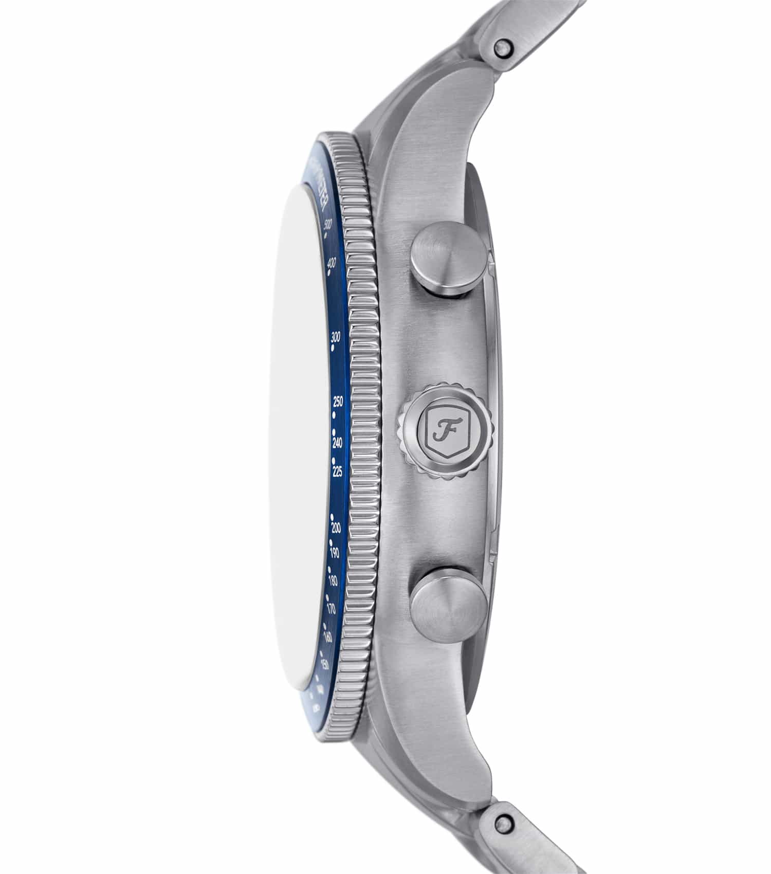 Men Sport Tourer Quartz Watch 42mm with Silver Strap