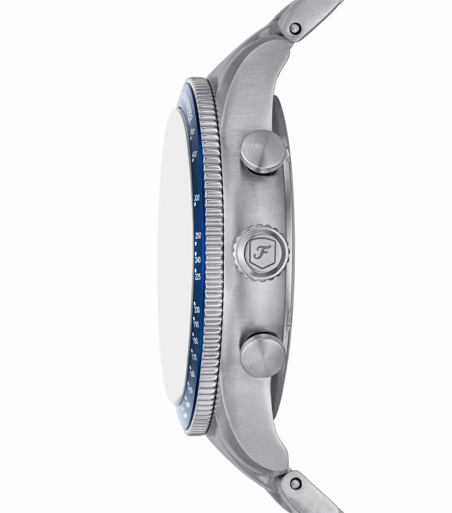 Men Sport Tourer Quartz Watch 42mm with Silver Strap