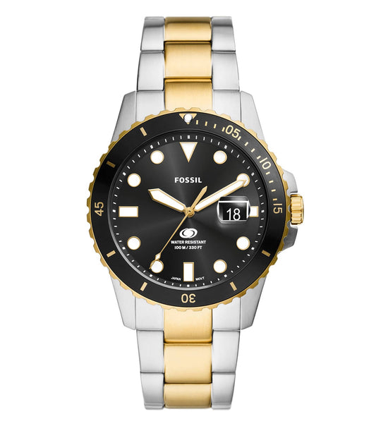 Men Fossil Blue Quartz Watch 42mm