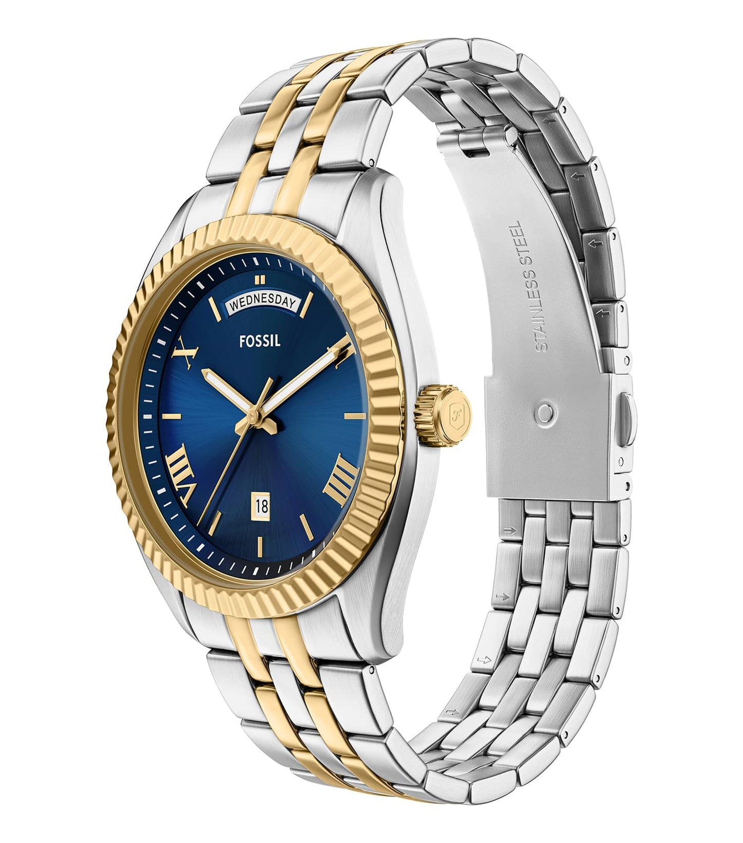 Men Campbell Quartz/3 Hand Day-Date Watch 42mm