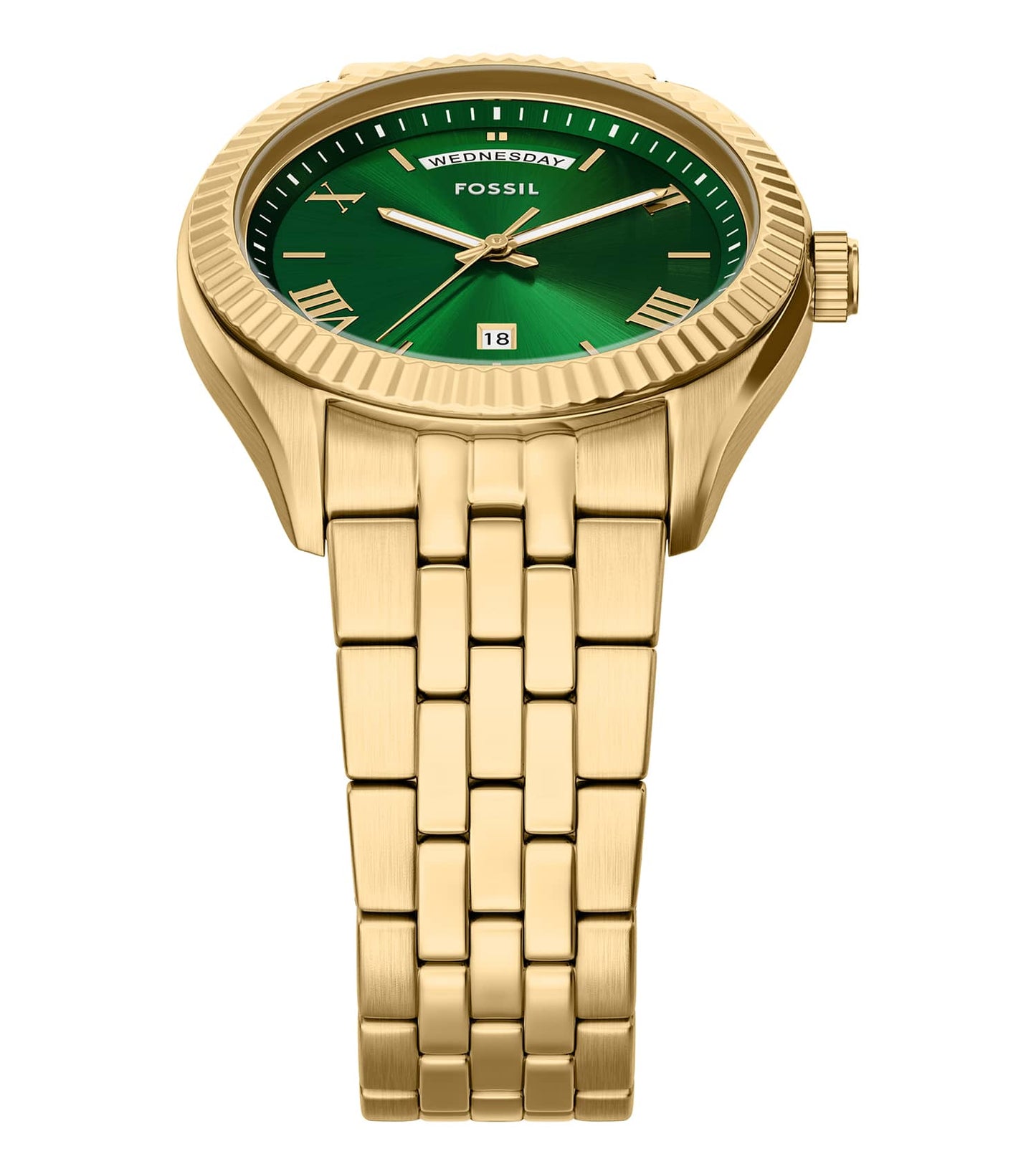 Men Campbell Quartz/3 Hand Day-Date Watch 42mm