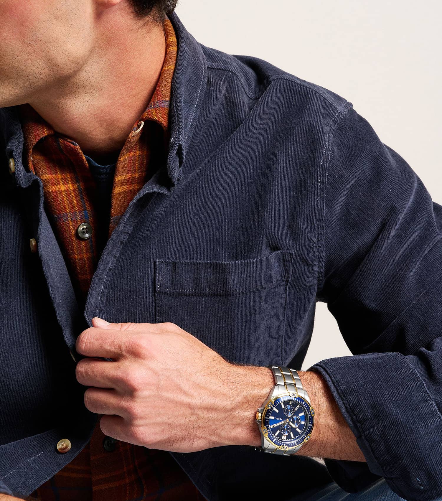 Men GARRETT Quartz Watch 44mm