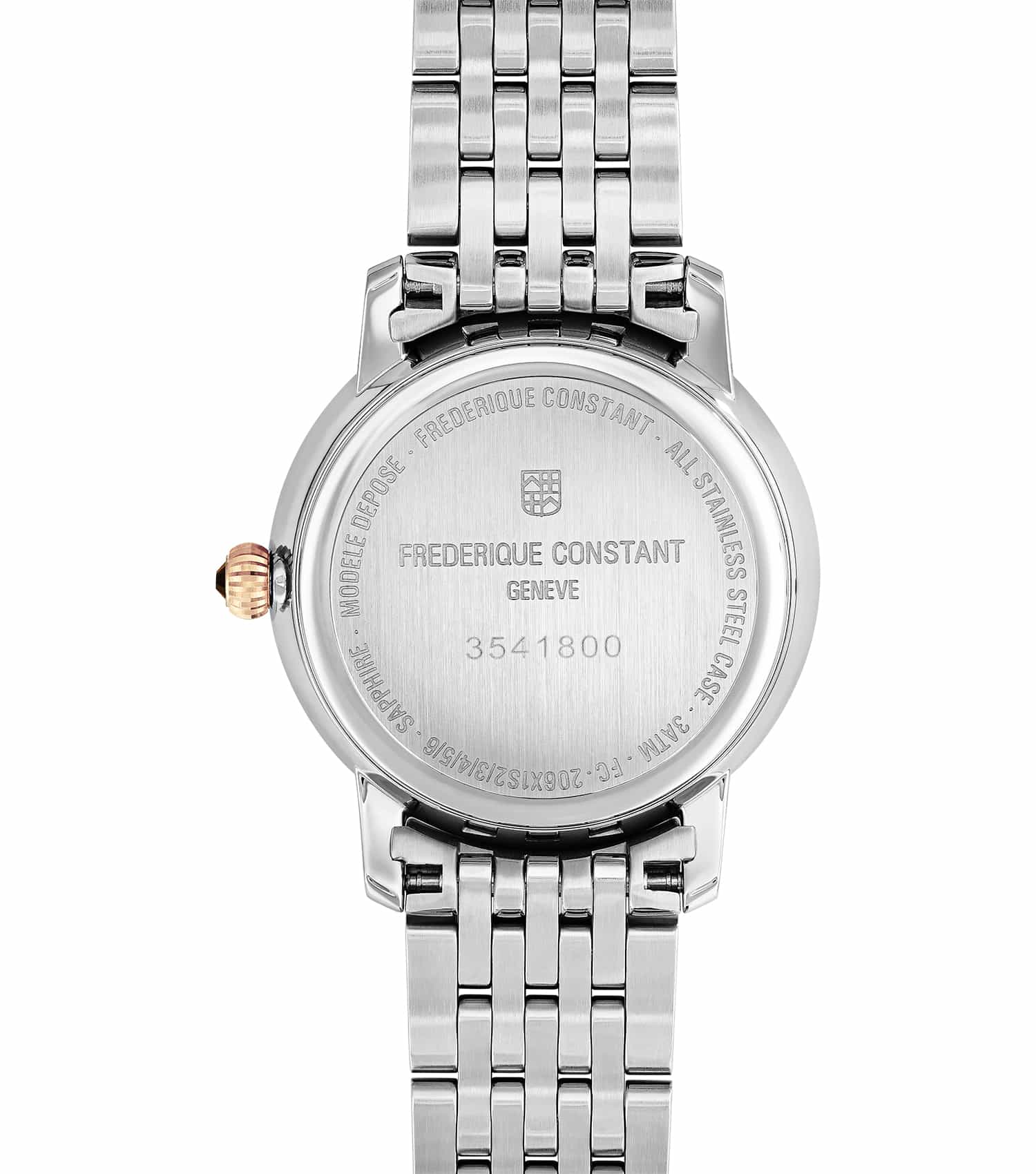 Slimline White Analog Watch Women