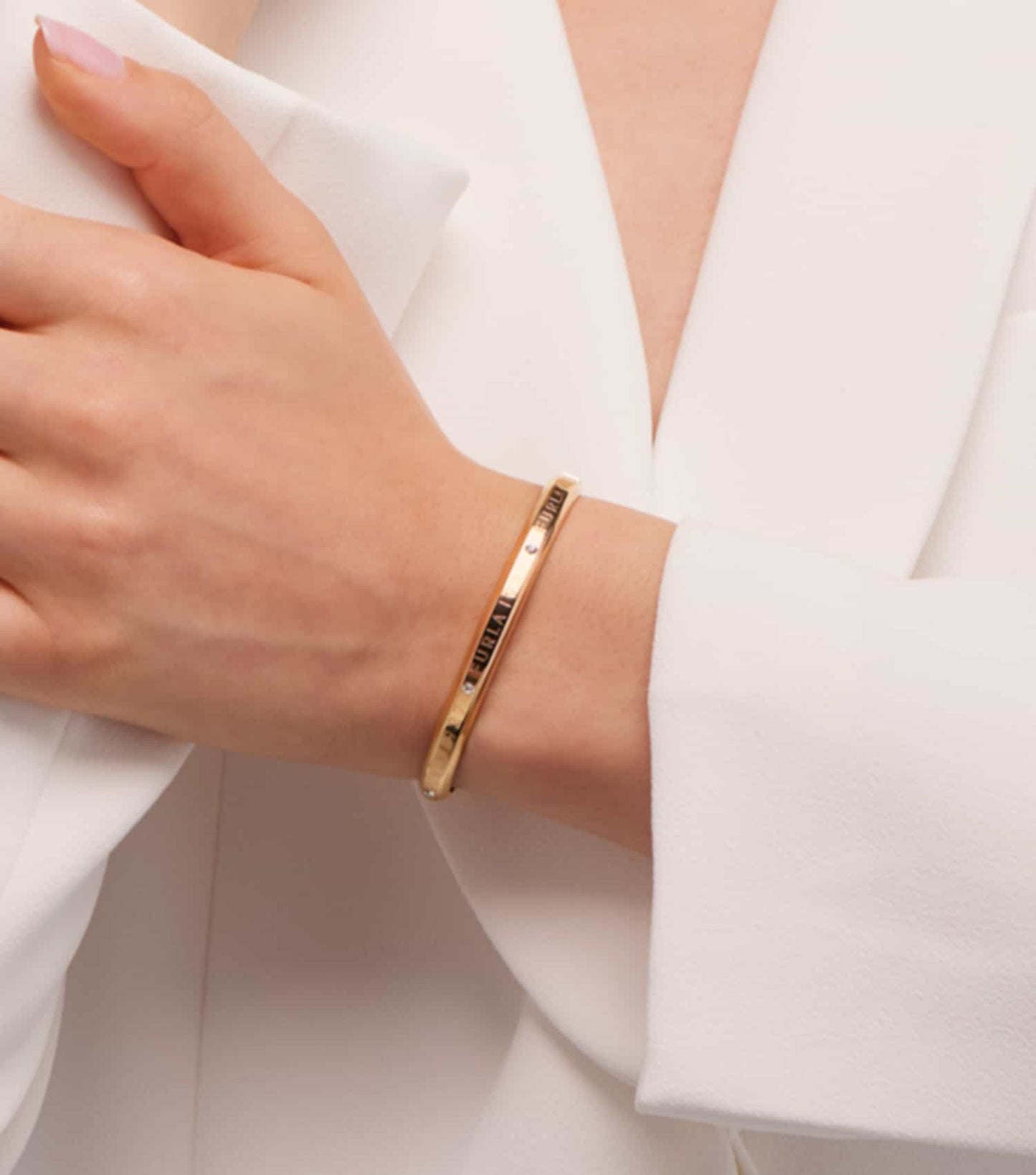 Women Furla 1927 Bracelet Gold Stainless Steel