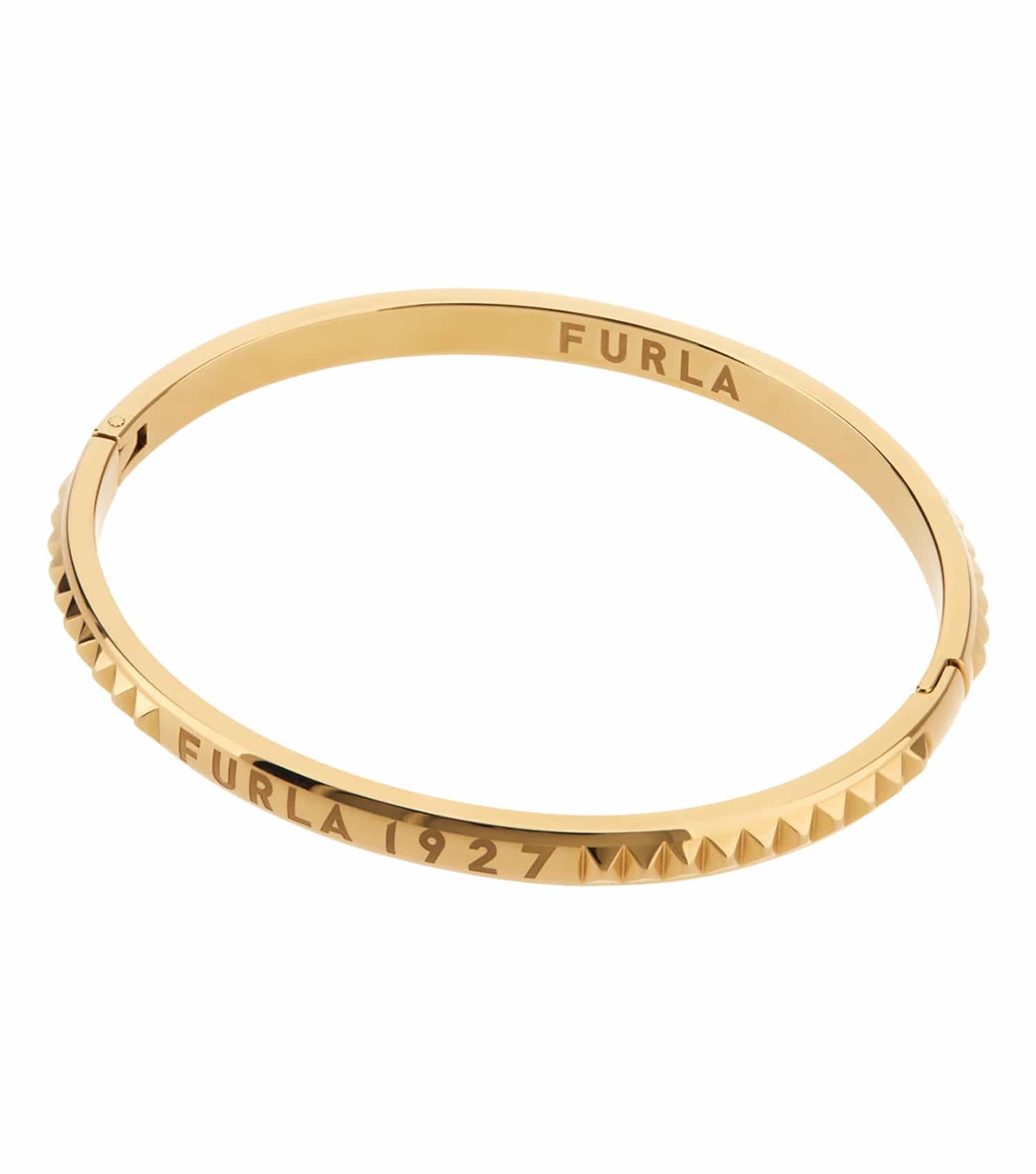 Women Studs Bracelet Gold Stainless steel & crystals