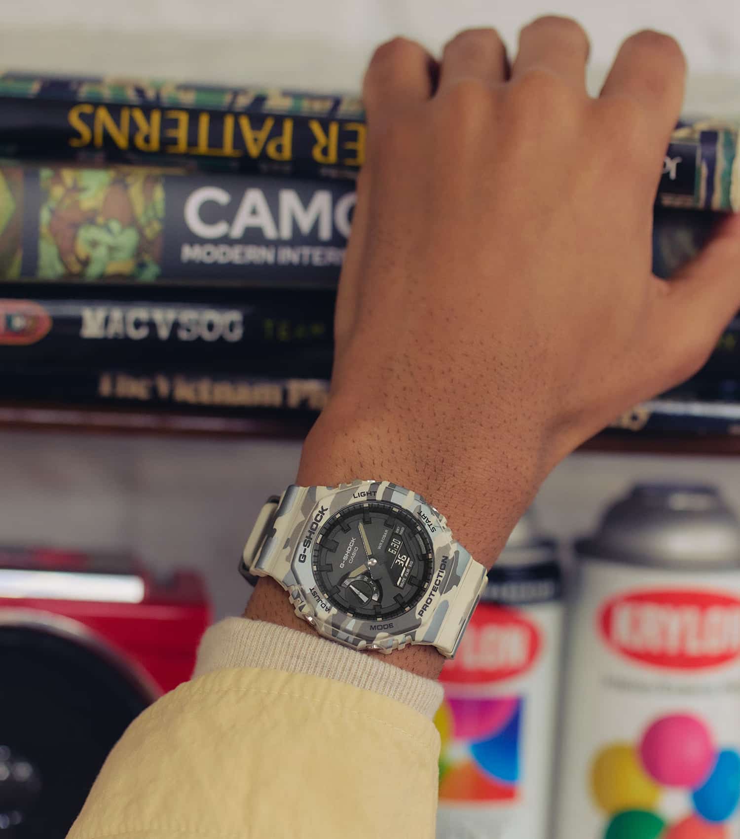 G-Shock 2100 Series Analog-Digital Men Watch Ga-2100Cm-5Adr