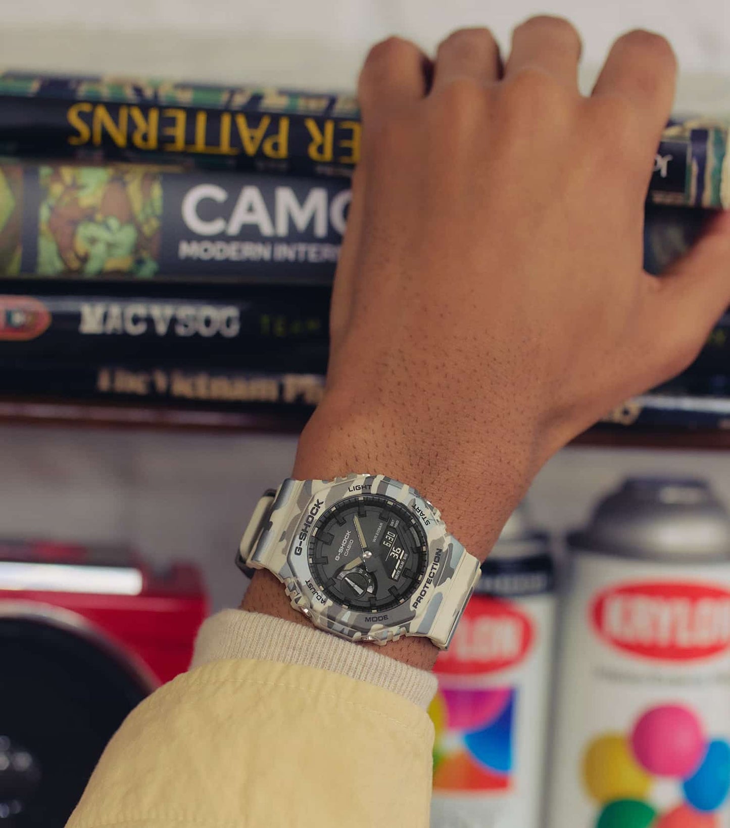 G-Shock 2100 Series Analog-Digital Men Watch Ga-2100Cm-5Adr