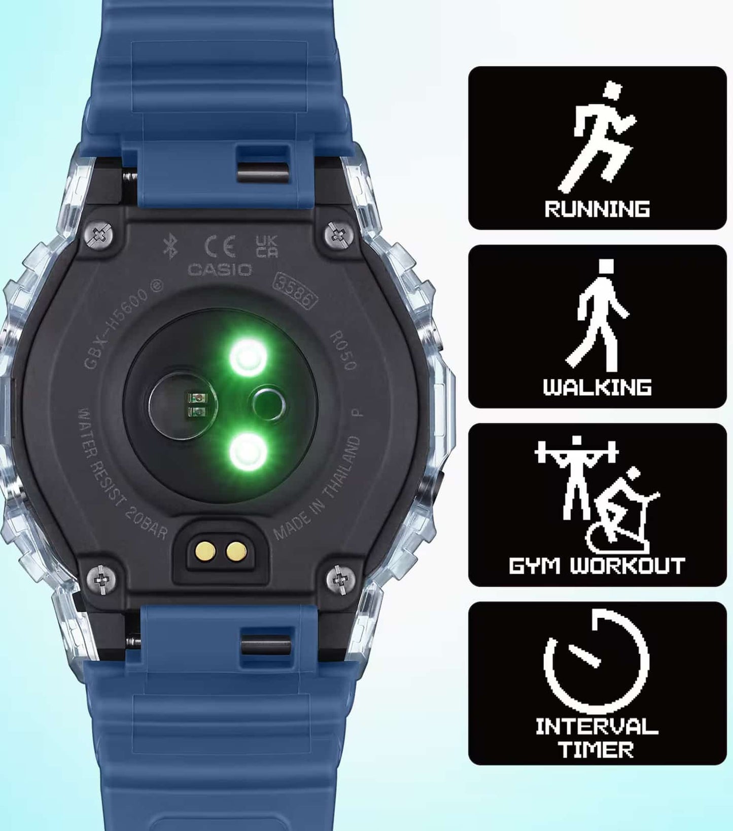 G-Shock Gbx-H5600 Series Men Watch Gbx-H5600-1Dr