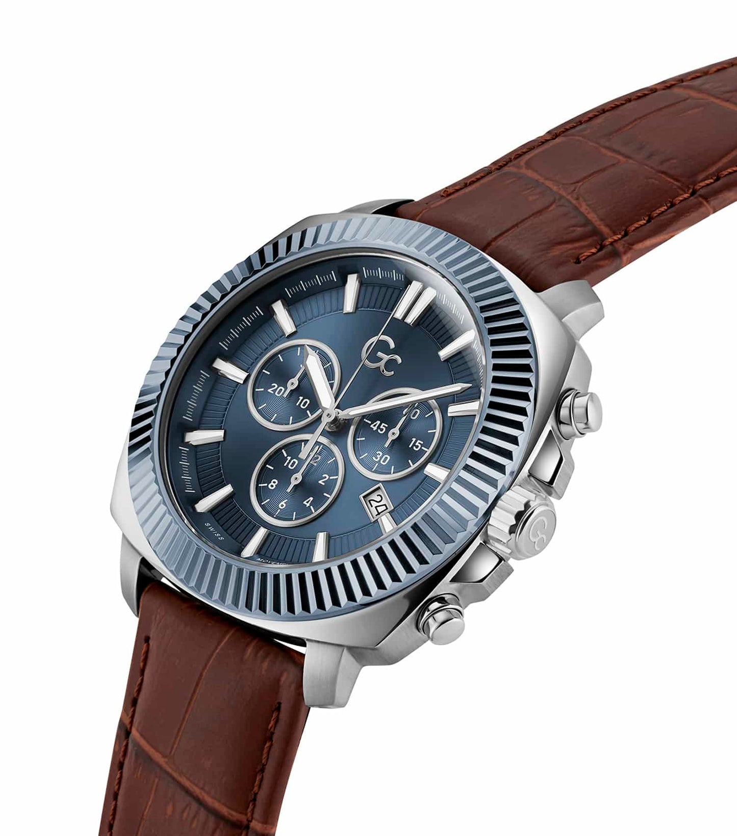 Men Flair Coussin Chronograph Watch 44 Mm