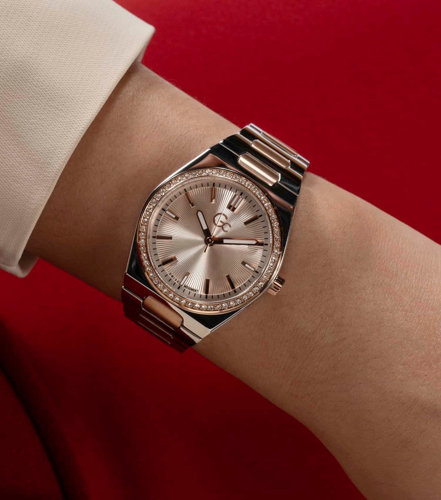 Women Prodigy Lady Quartz Watch 34mm with 2-Tone Strap