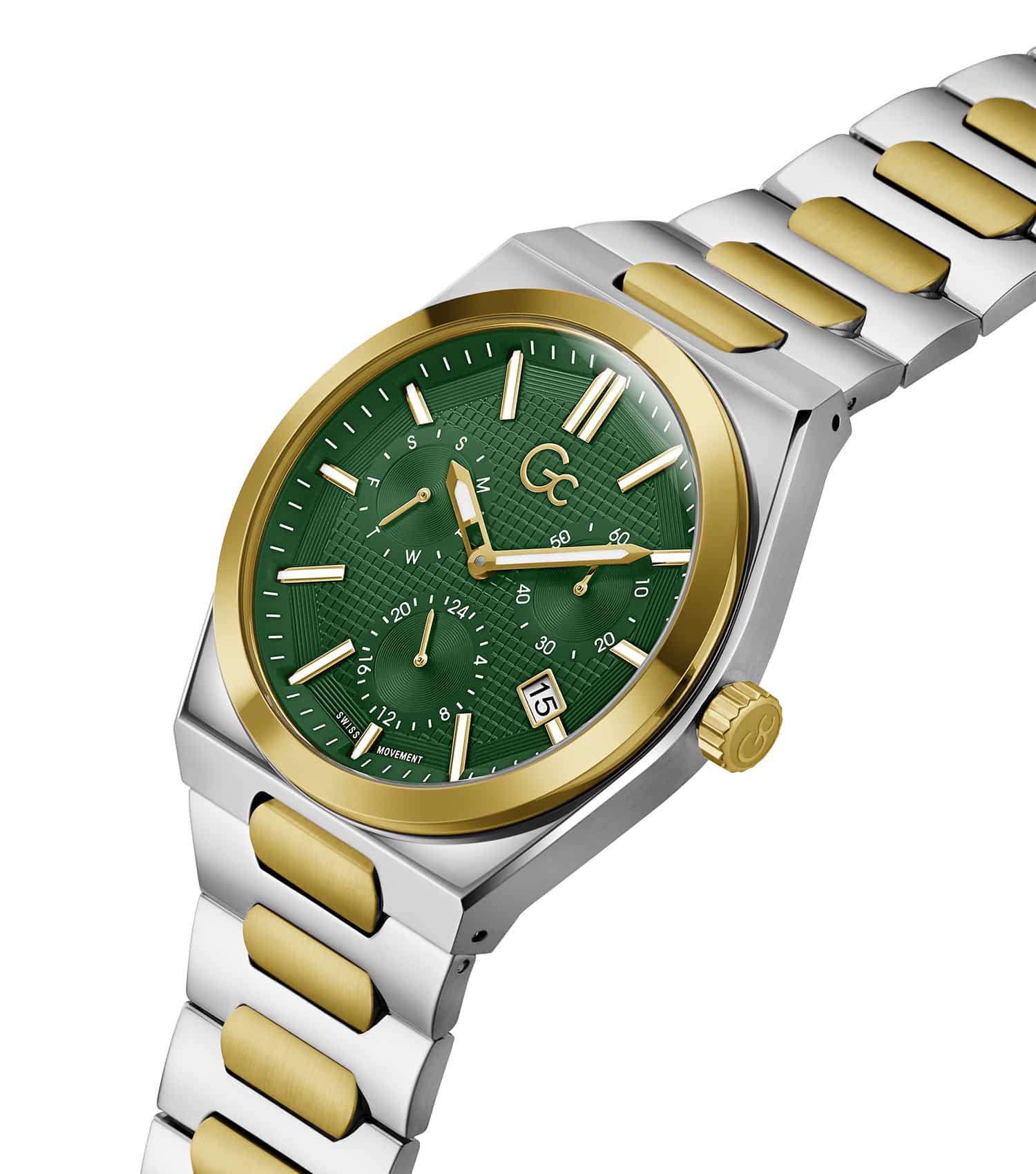 Men Prodigy Quartz Watch 44mm with Green Dial