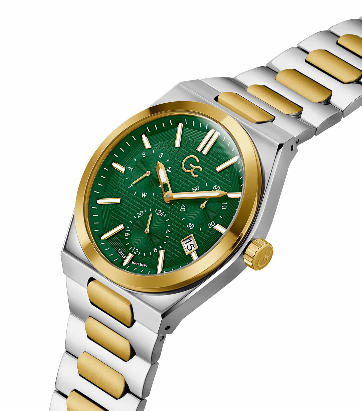 Men Prodigy Quartz Watch 44mm with Green Dial