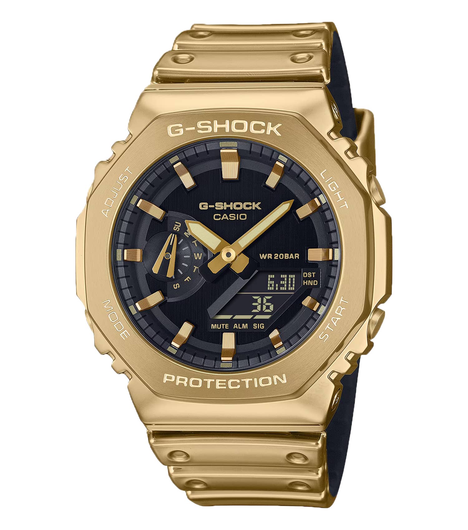 MenG-Shock Fine Metallic Series 44.4mm Analog-Digital
