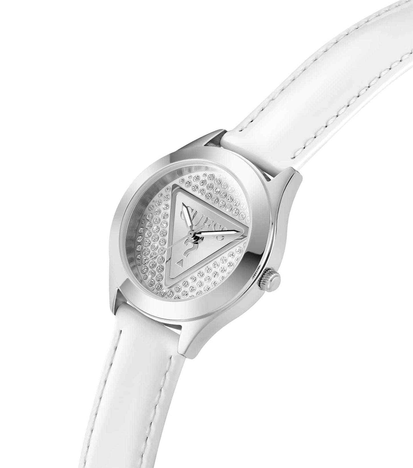 Women Glitz Plaque Quartz Watch 34 Mm
