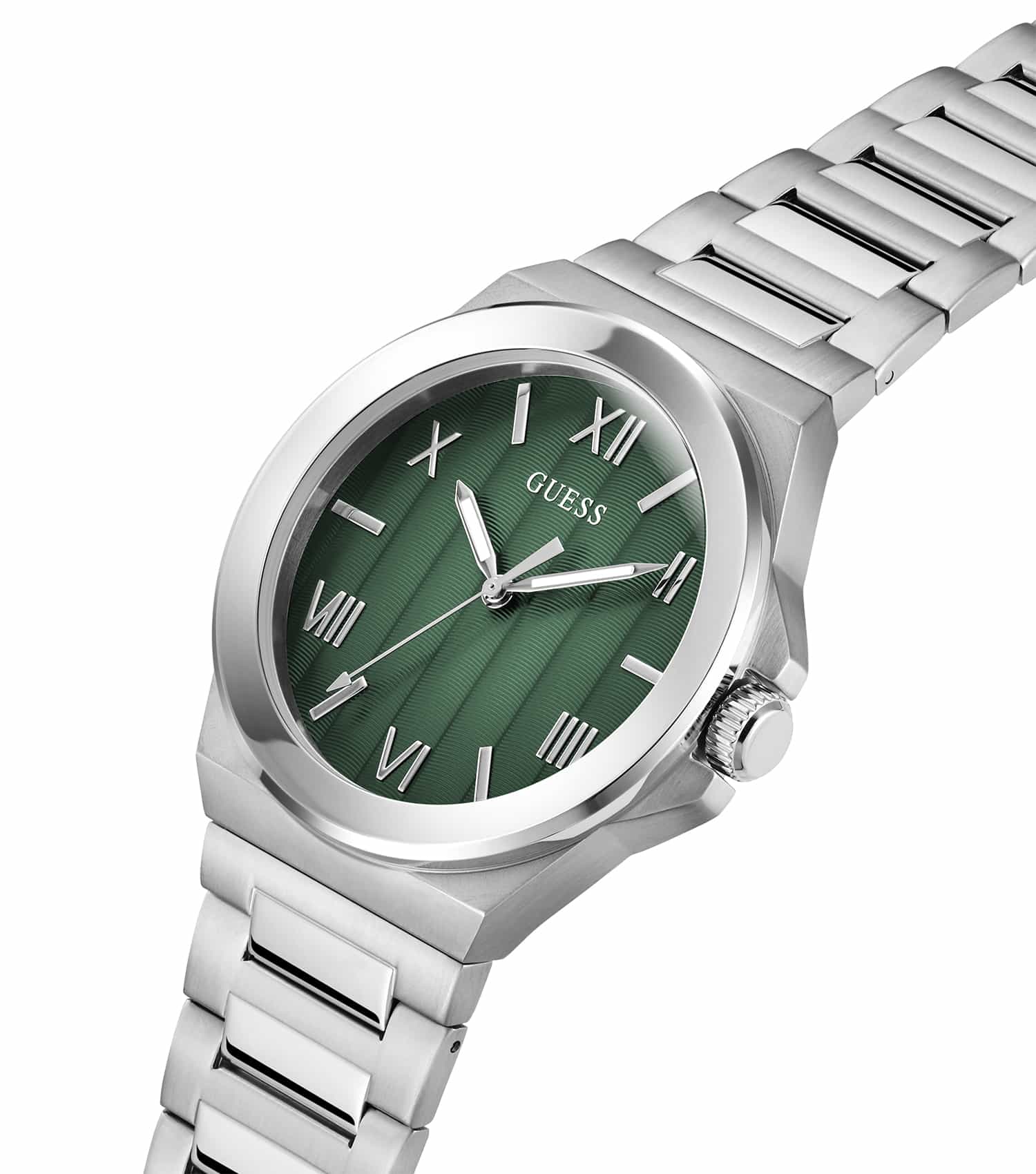 Men Vinyl Quartz Watch 44 Mm