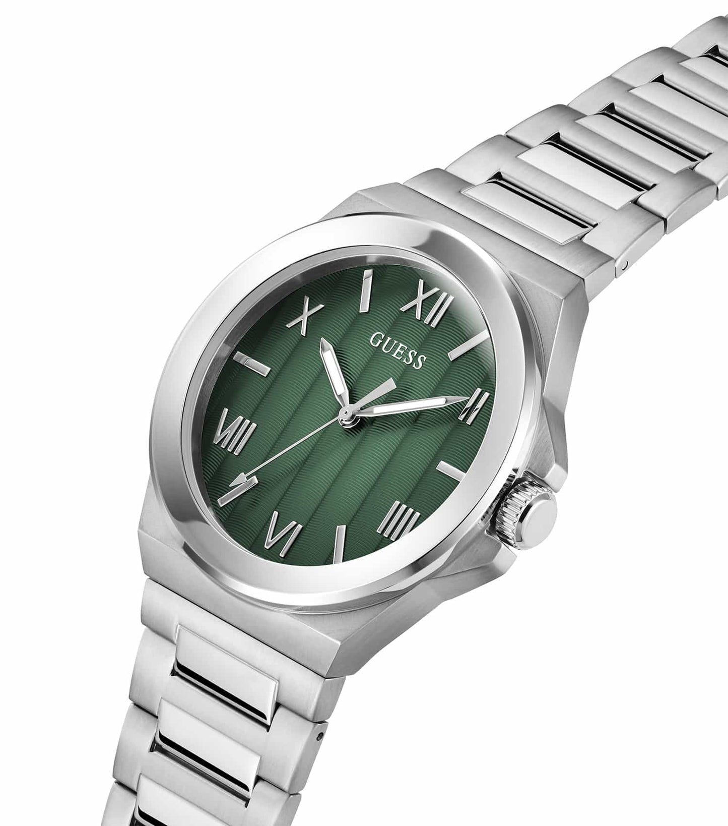 Men Vinyl Quartz Watch 44 Mm