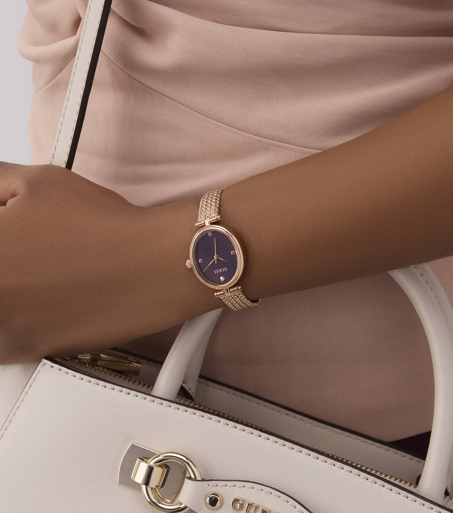 WOMEN RUBY QUARTZ WATCH 24 MM