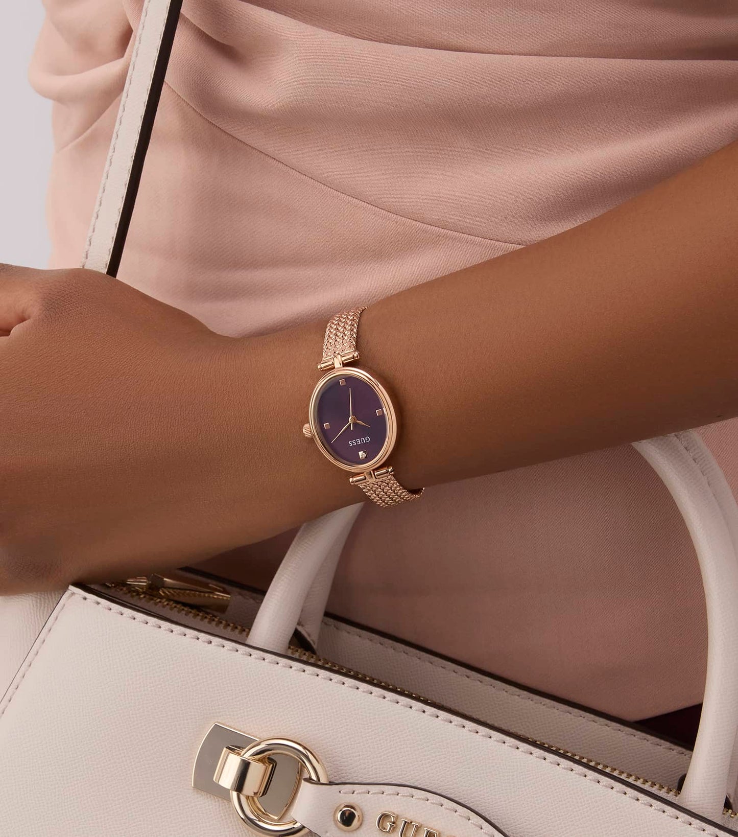 WOMEN RUBY QUARTZ WATCH 24 MM