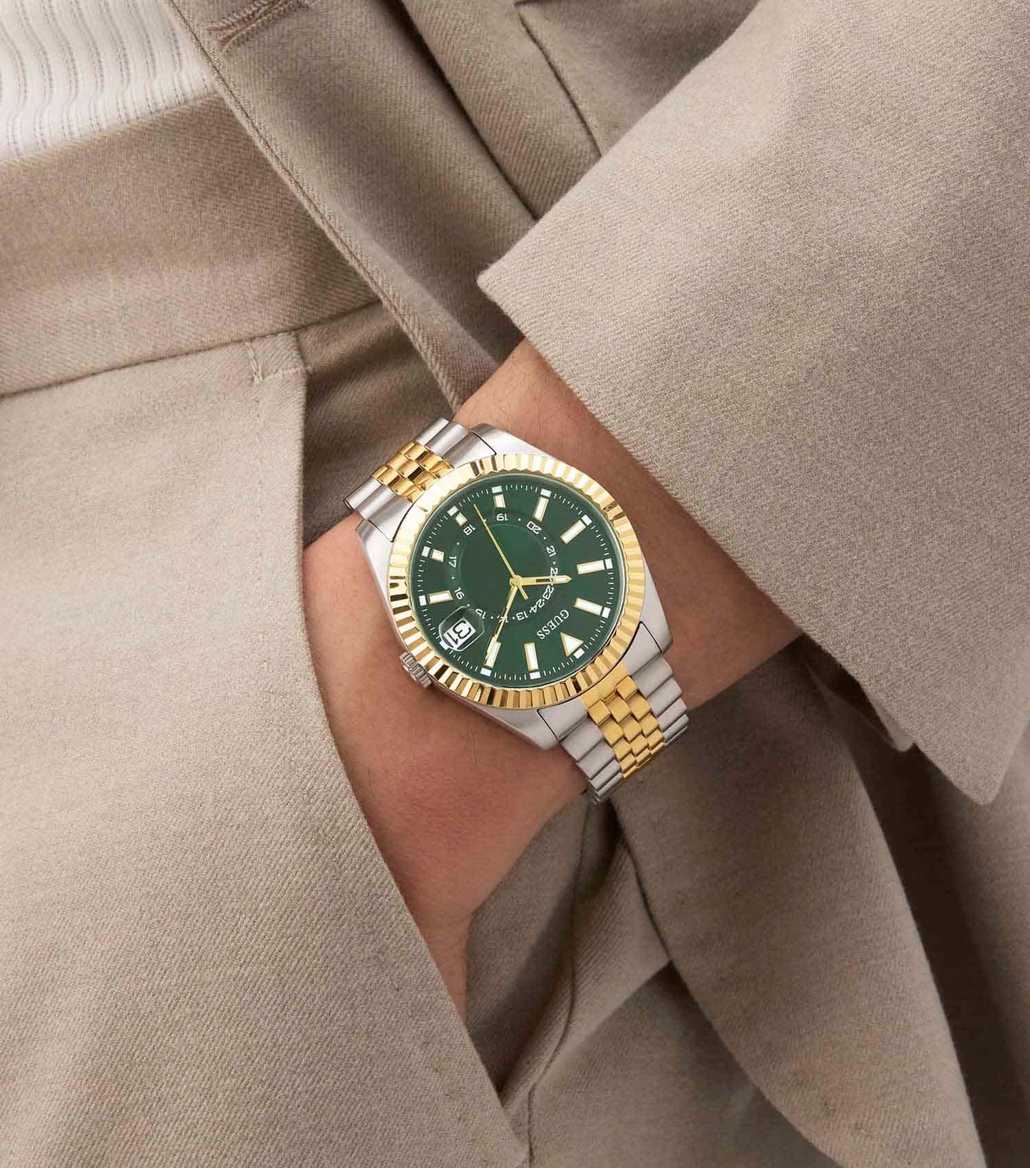 MEN JADEN QUARTZ WATCH 42 MM