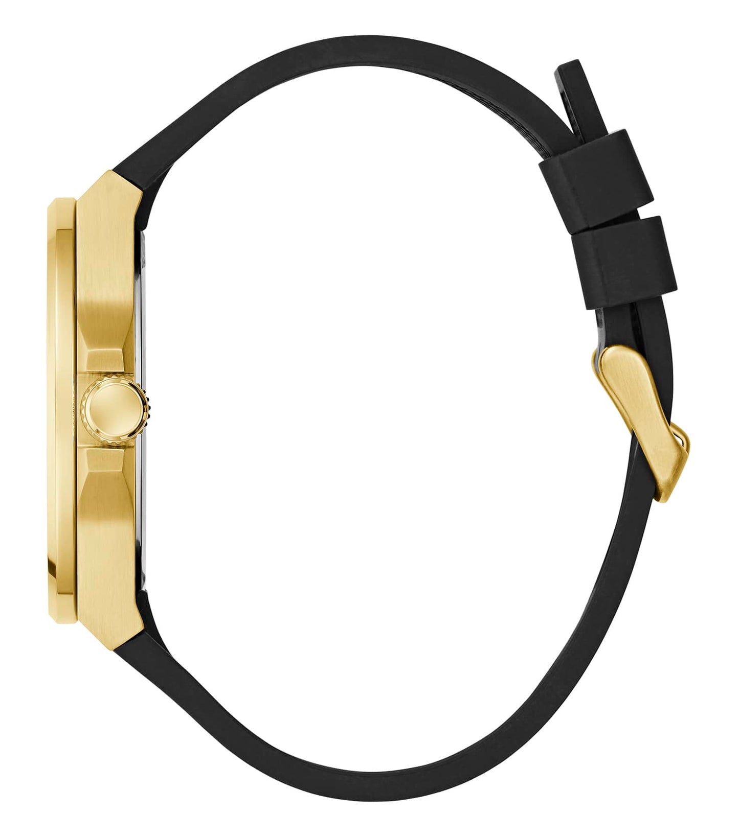 MEN VINYL QUARTZ WATCH 44 MM