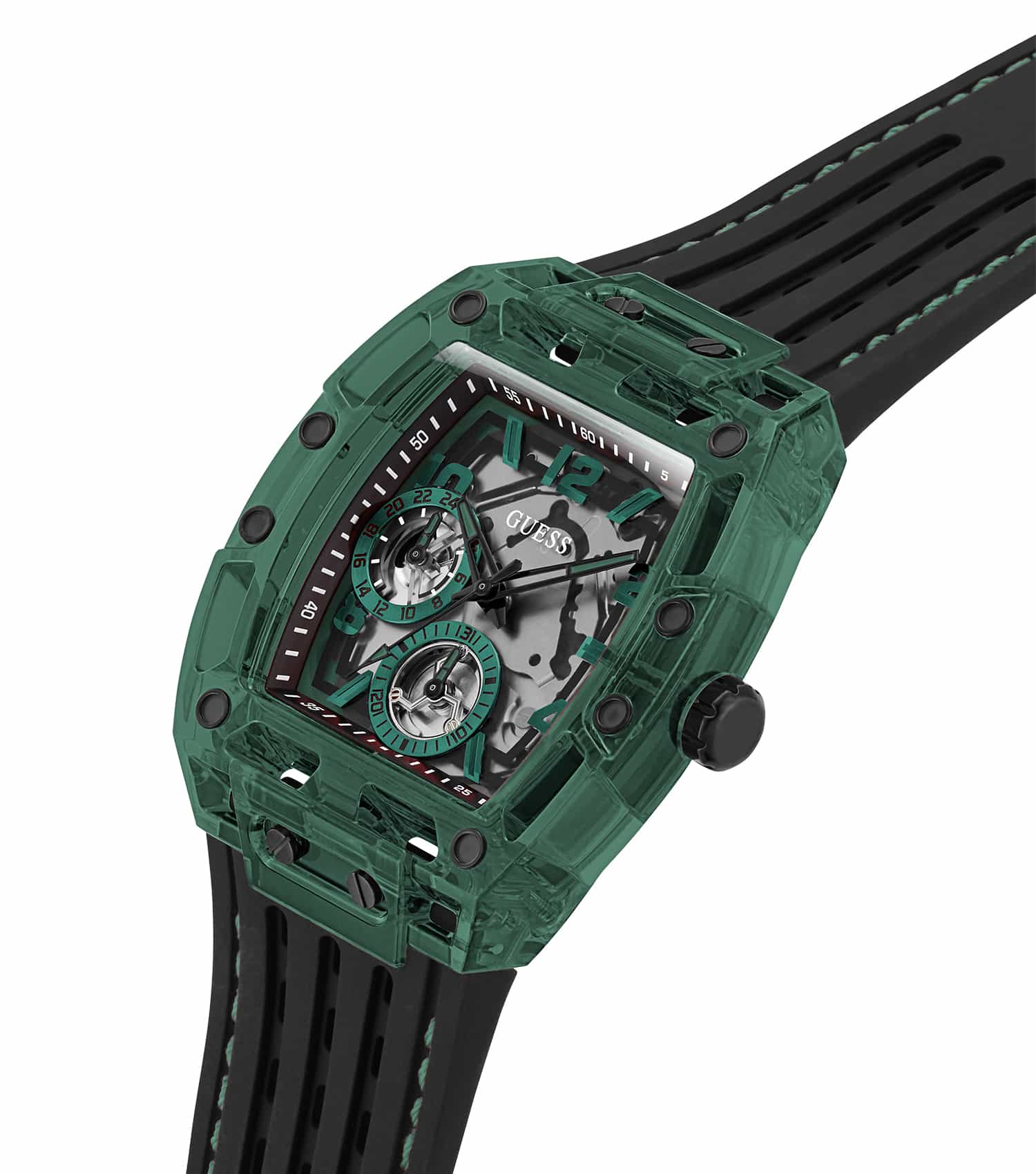 Men Phoenix Quartz Watch 41.5mm with Green Case