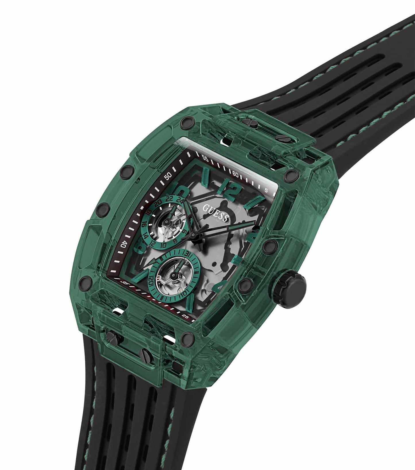 Men Phoenix Quartz Watch 41.5mm with Green Case