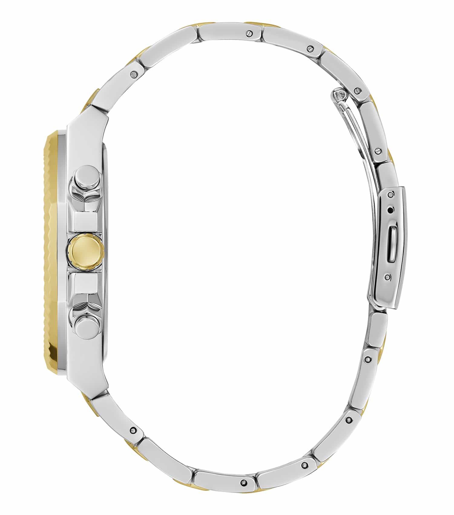 Men Equity Quartz Watch 44mm with 2-Tone Gold/Silver Strap