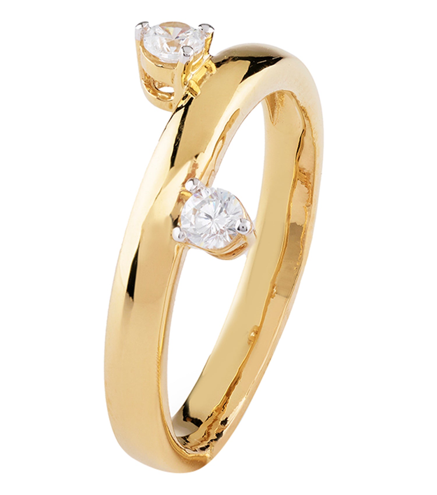 Women Guess Id Ring Gold 54mm