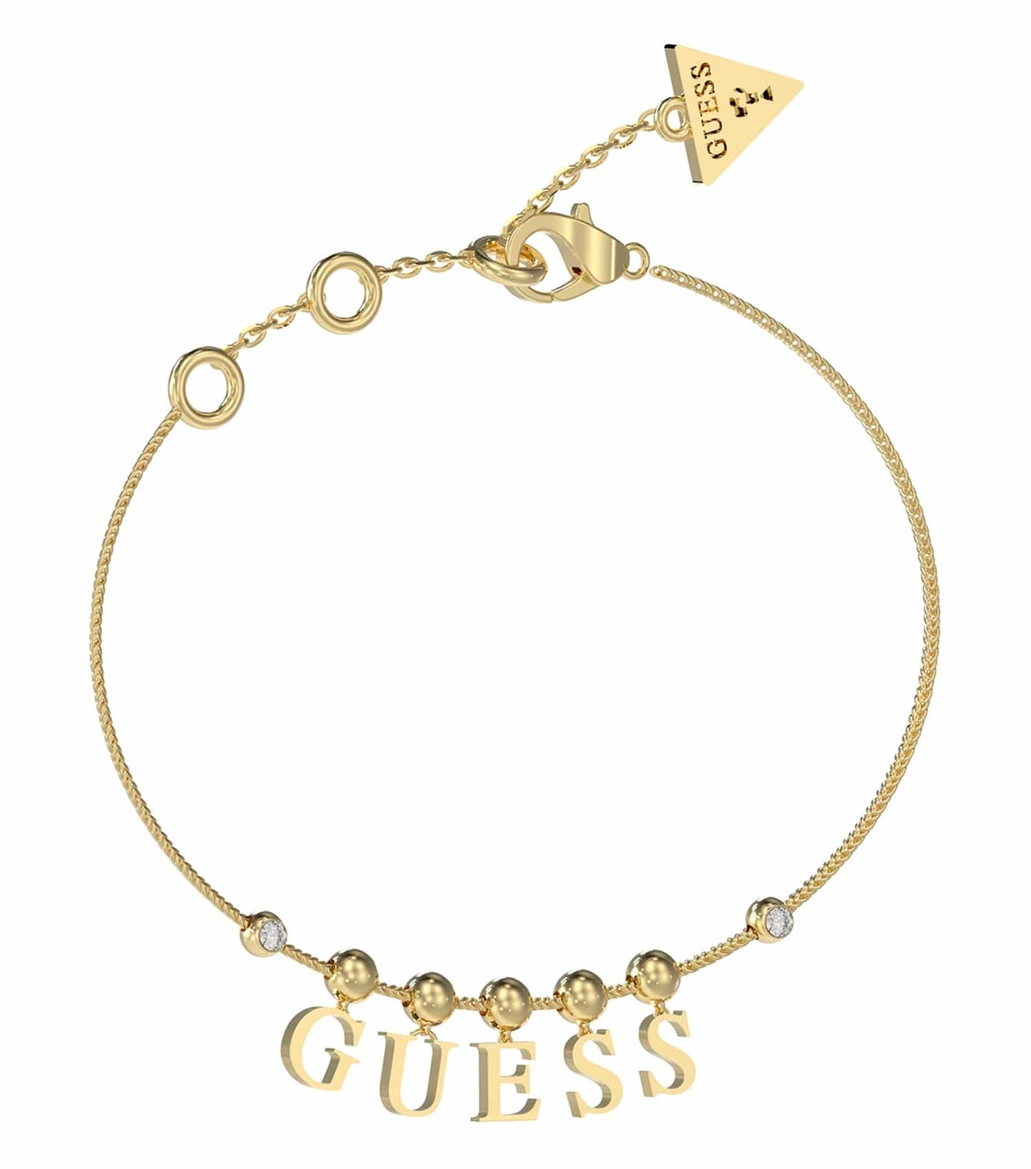 Women Guess Id Bracelet Silver Steel S