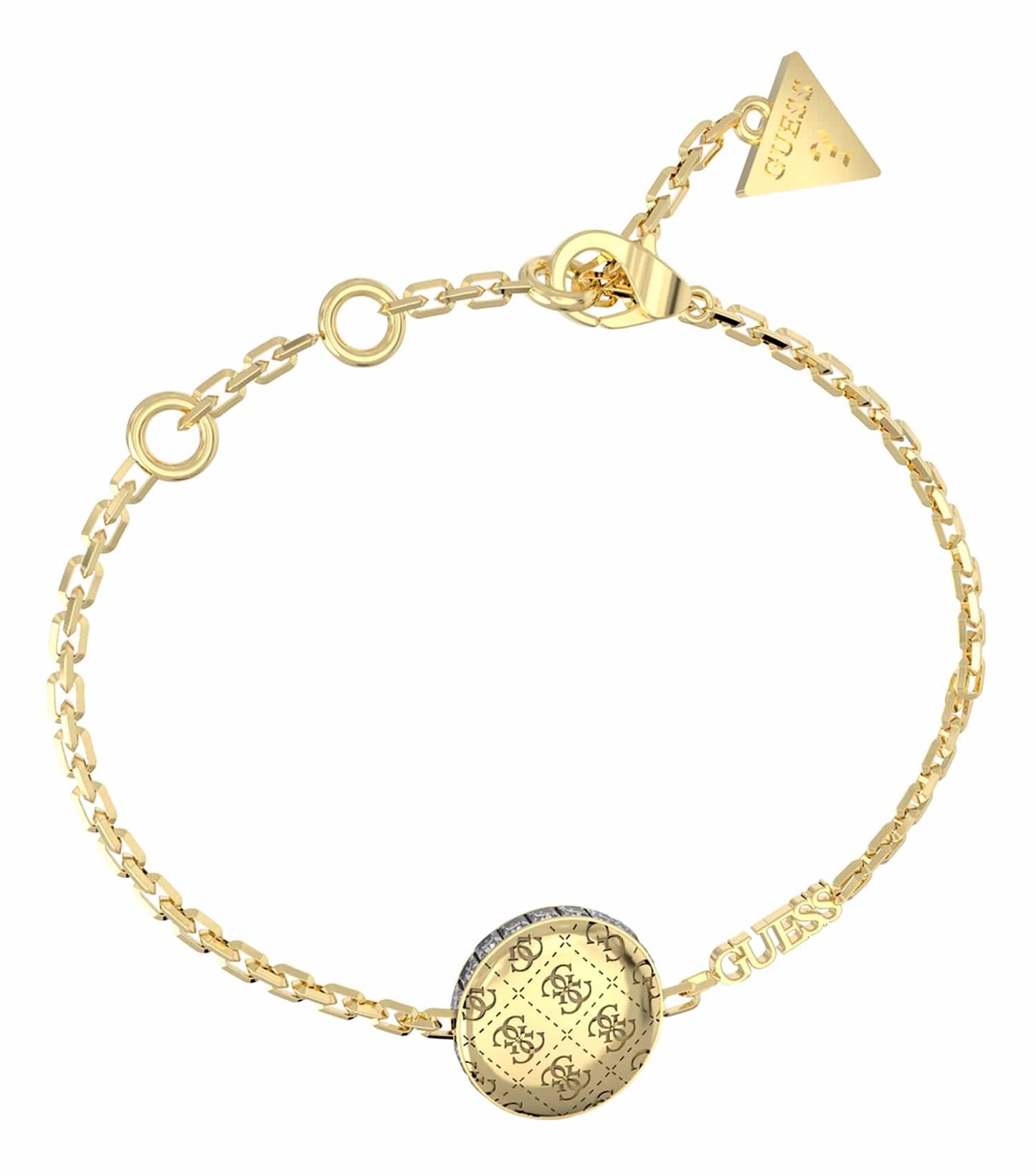 Women Guess Id Bracelet Gold Steel S