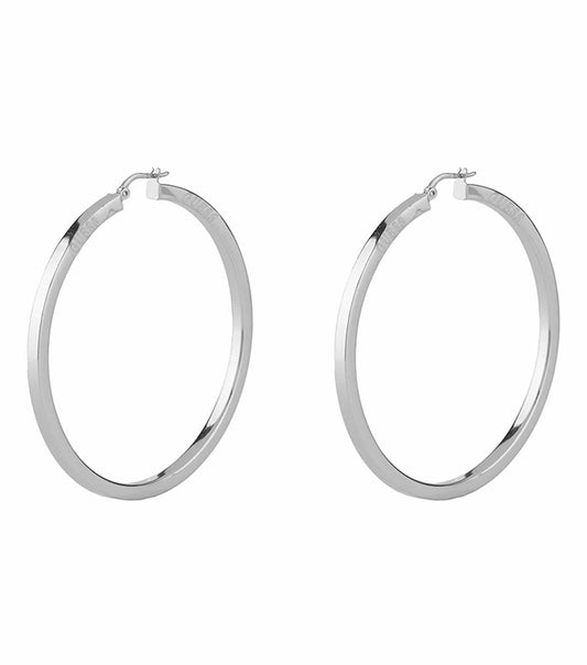 Elegant Guess Jewellery gold earrings in a captivating side angle spark passion with their lustrous appeal and chic design.