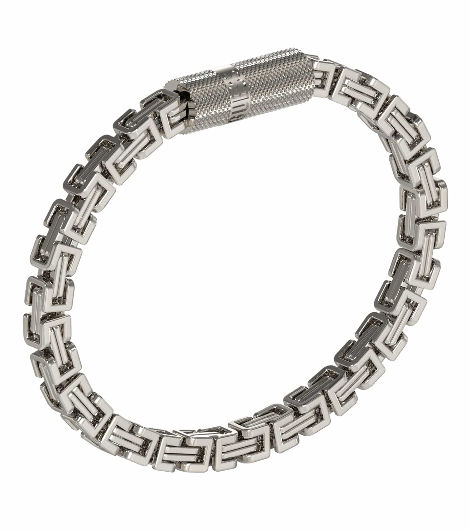 Men Guess Men'S Bracelet Silver Steel S