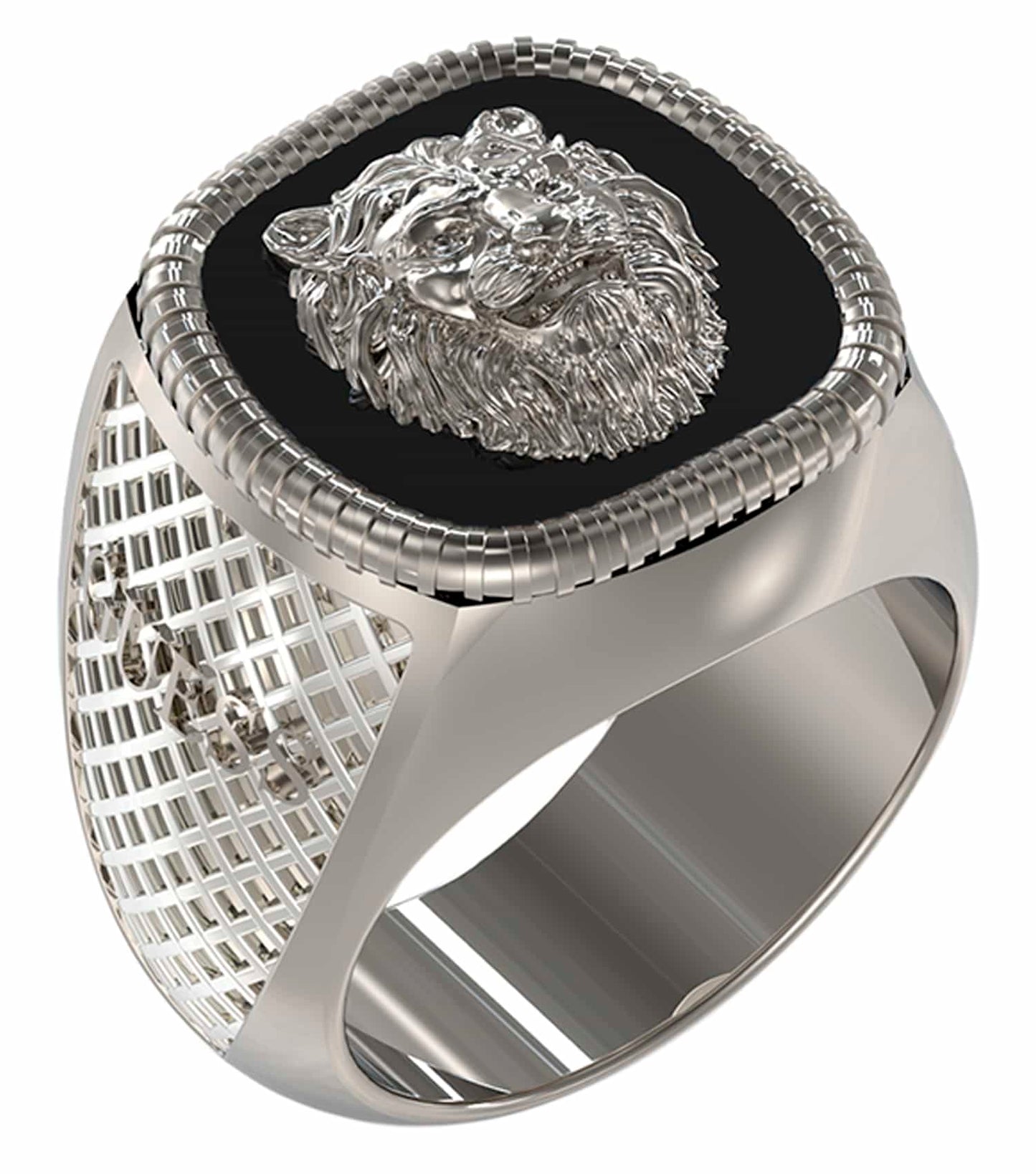 Men Guess Men'S Ring Gold Steel 62Mm